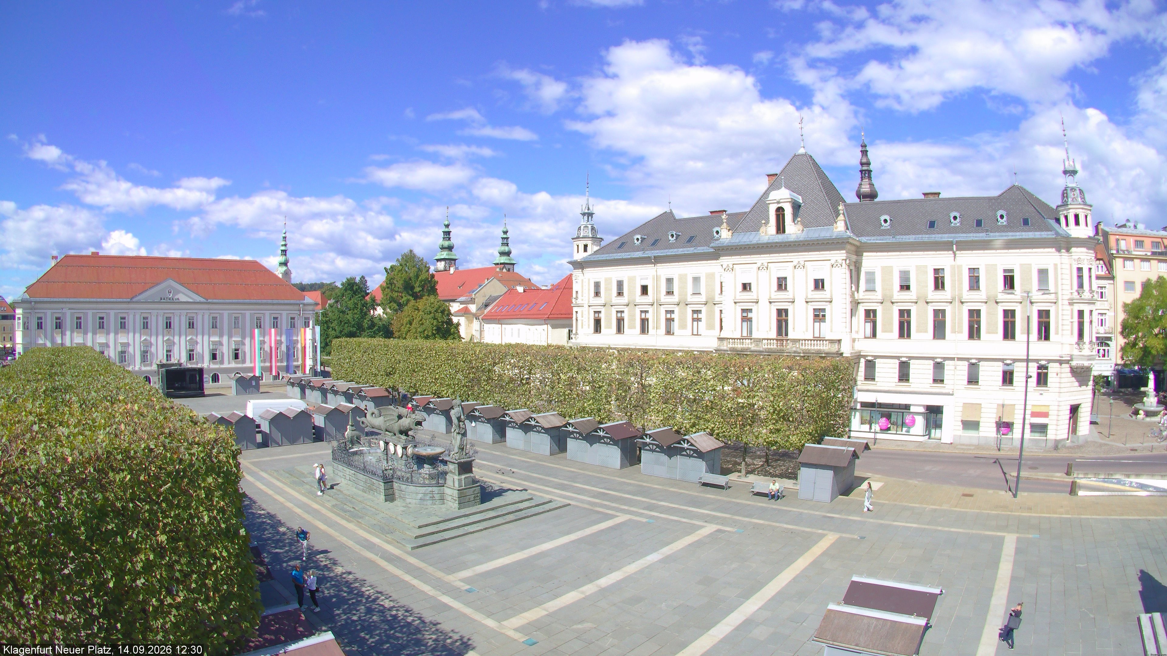 Archiv Foto Webcam Neuer Platz (Klagenfurt)
