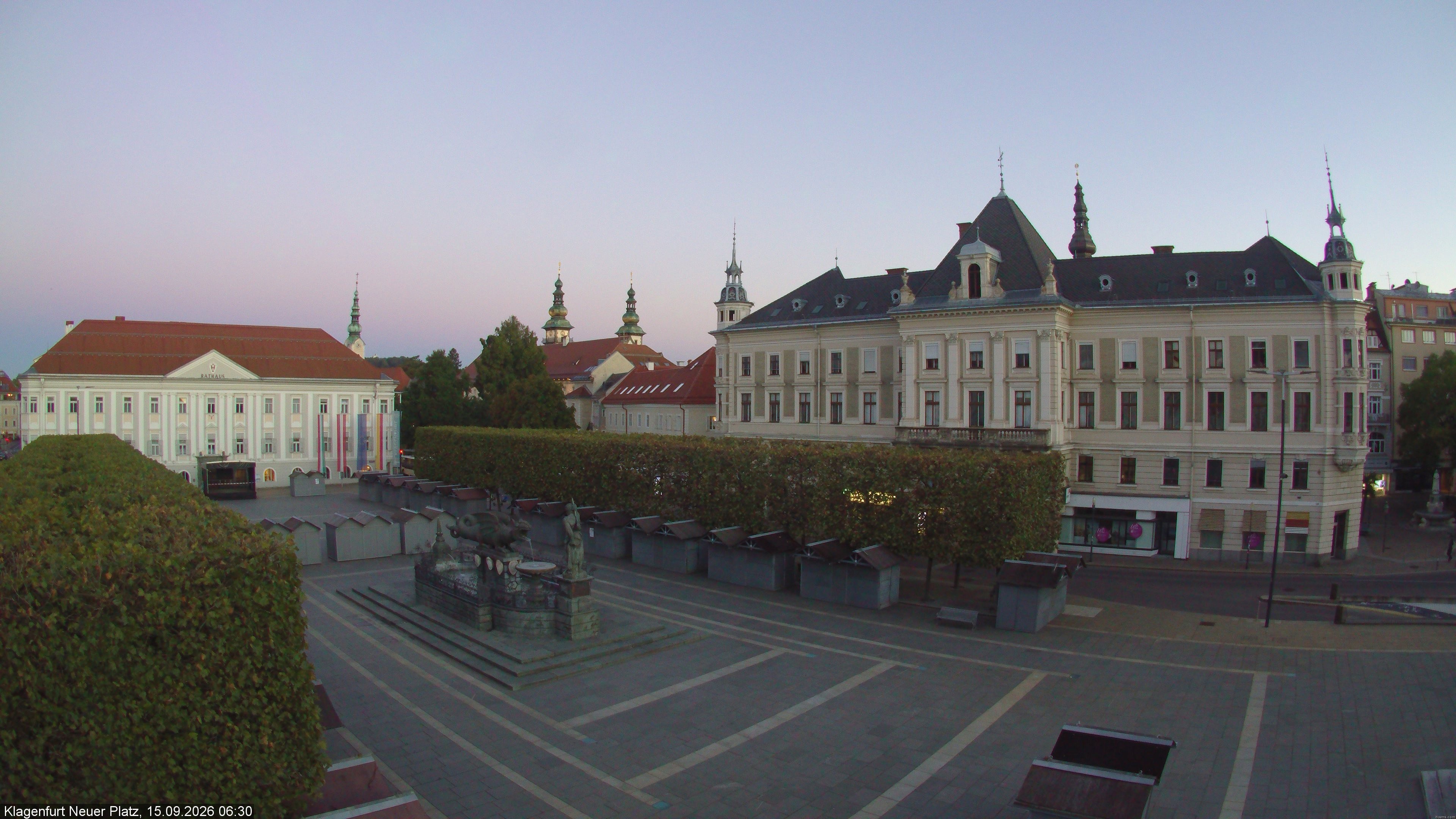 Archiv Foto Webcam Neuer Platz (Klagenfurt)