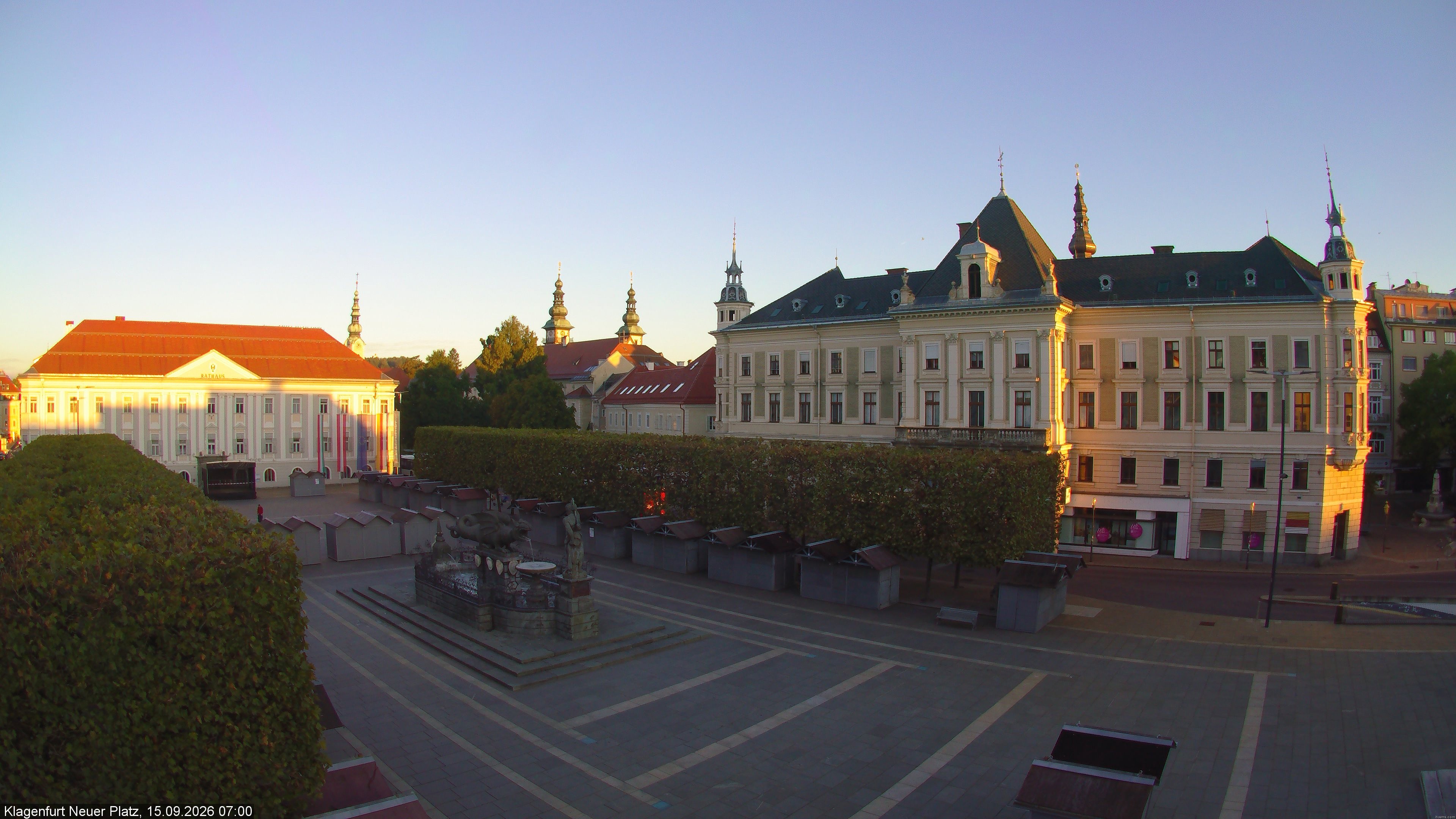 Archiv Foto Webcam Neuer Platz (Klagenfurt)