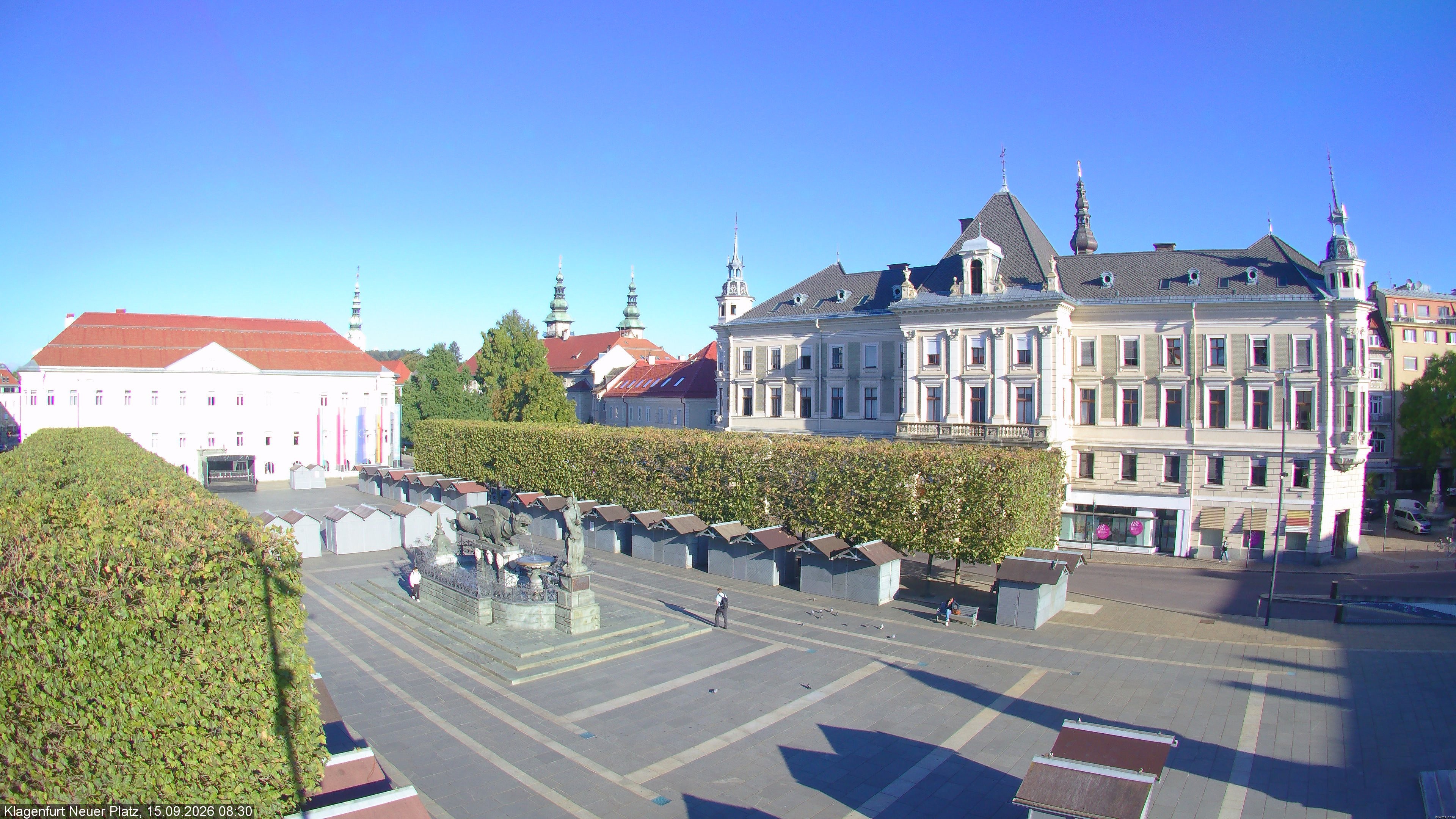 Archiv Foto Webcam Neuer Platz (Klagenfurt)
