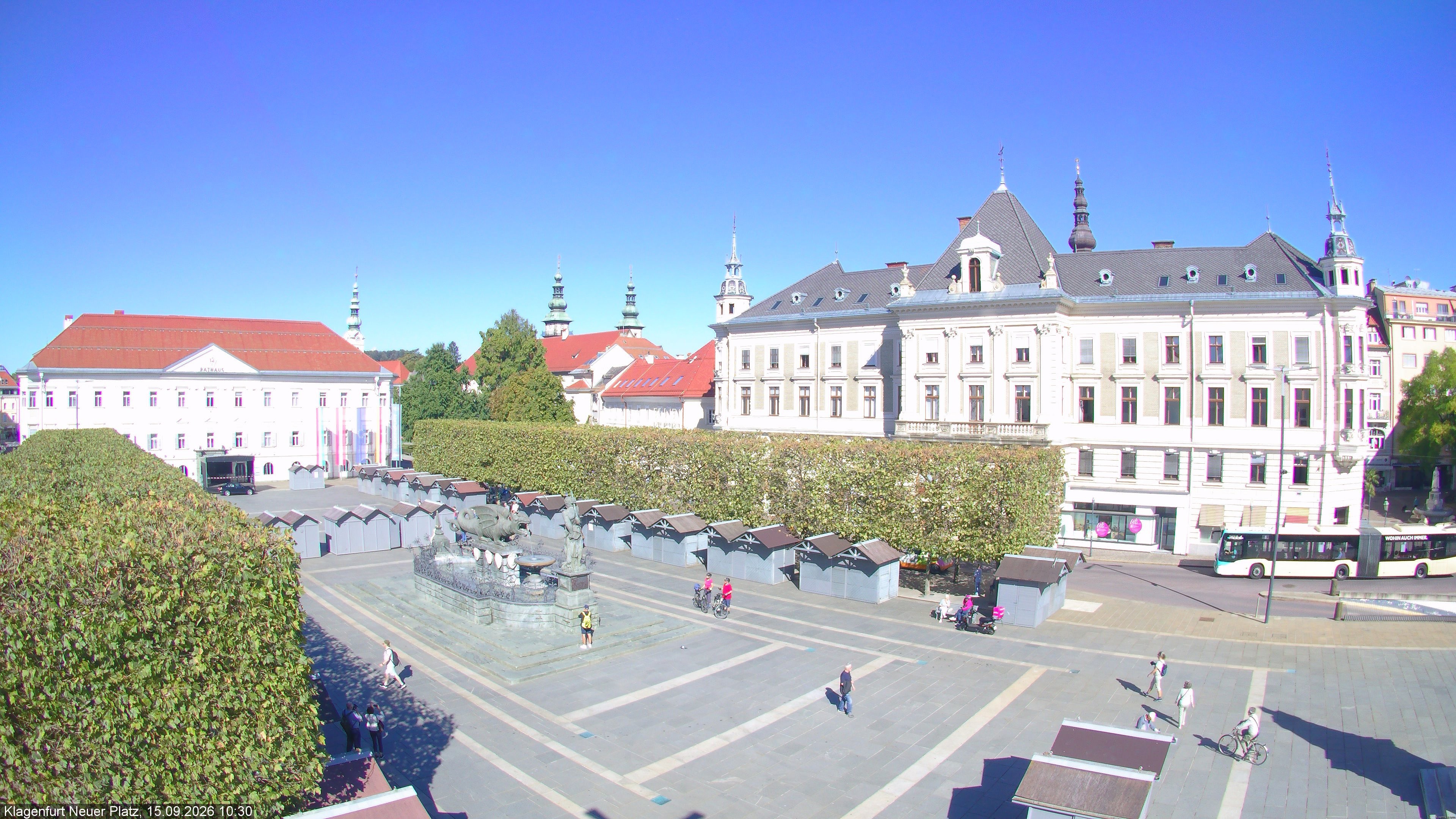 Archiv Foto Webcam Neuer Platz (Klagenfurt)