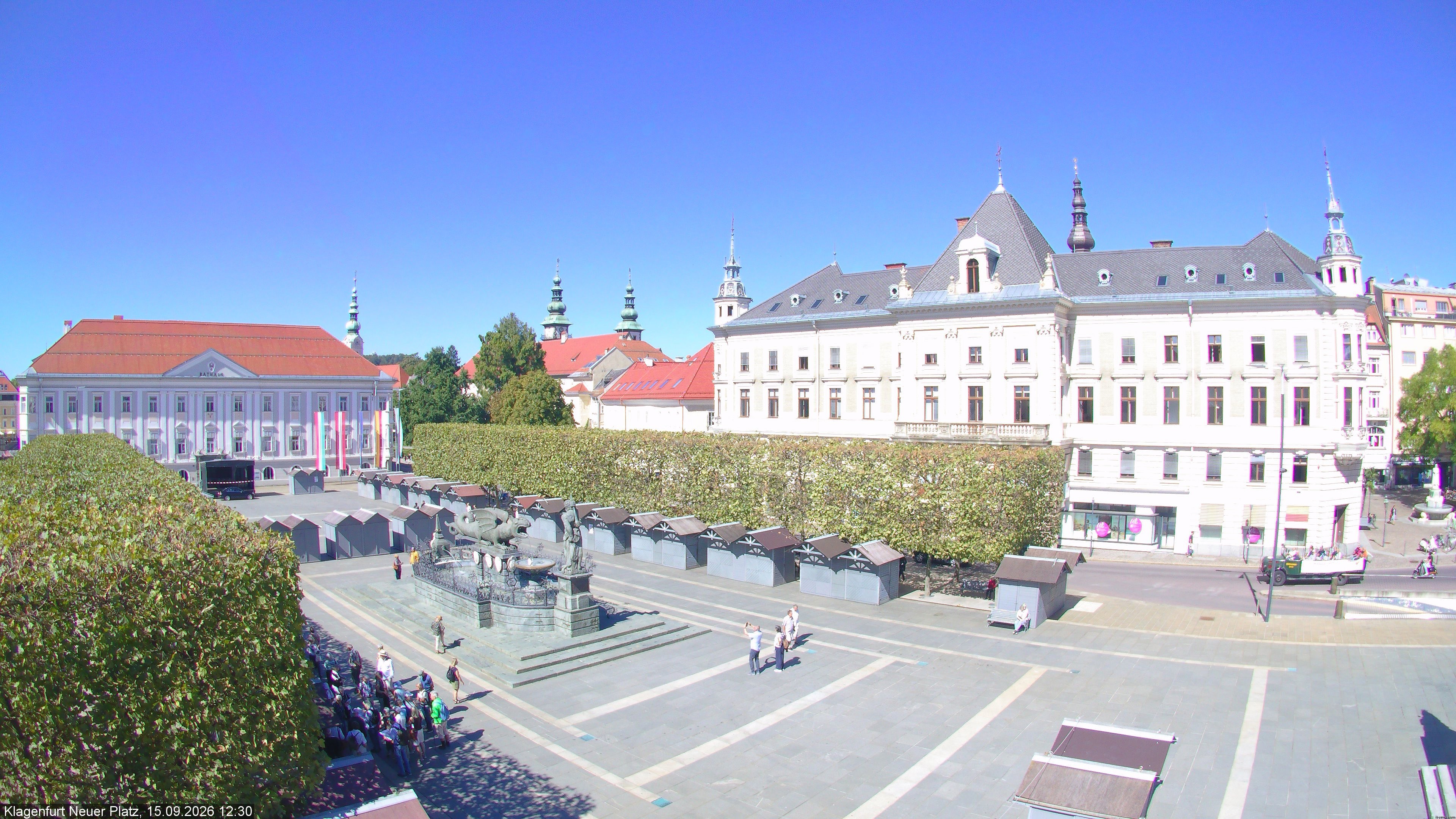 Archiv Foto Webcam Neuer Platz (Klagenfurt)