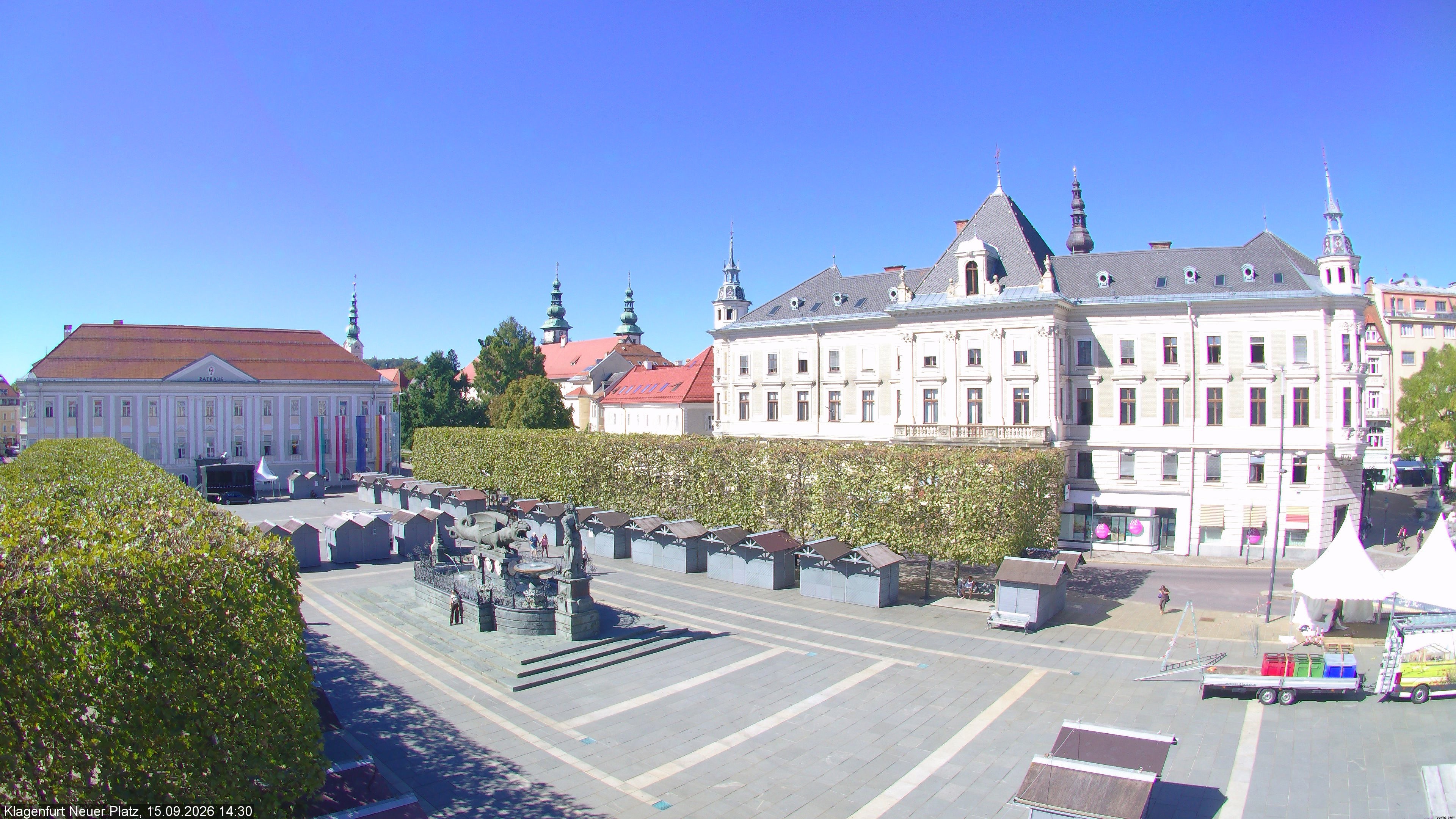 Archiv Foto Webcam Neuer Platz (Klagenfurt)