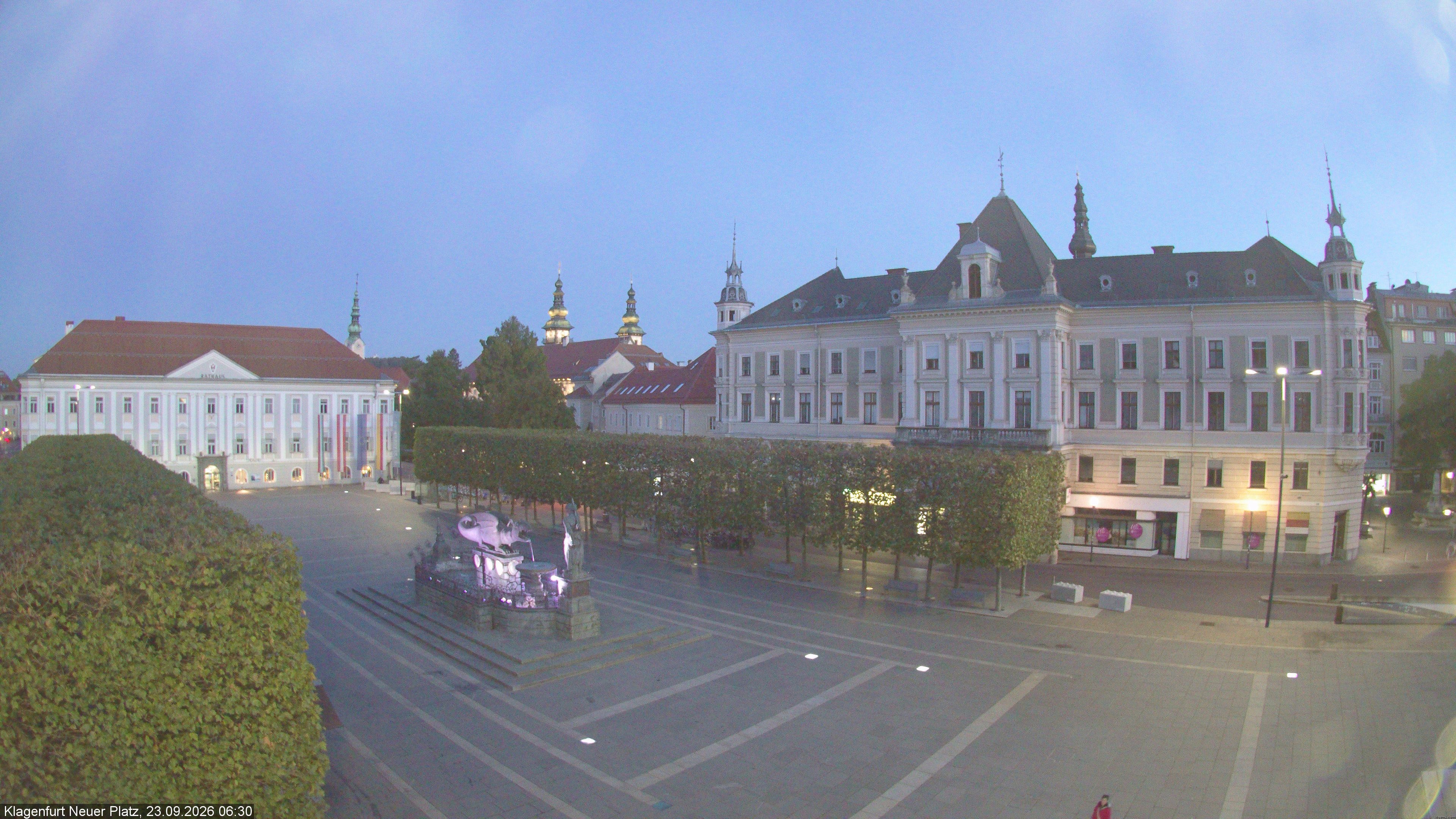 Archiv Foto Webcam Neuer Platz (Klagenfurt)