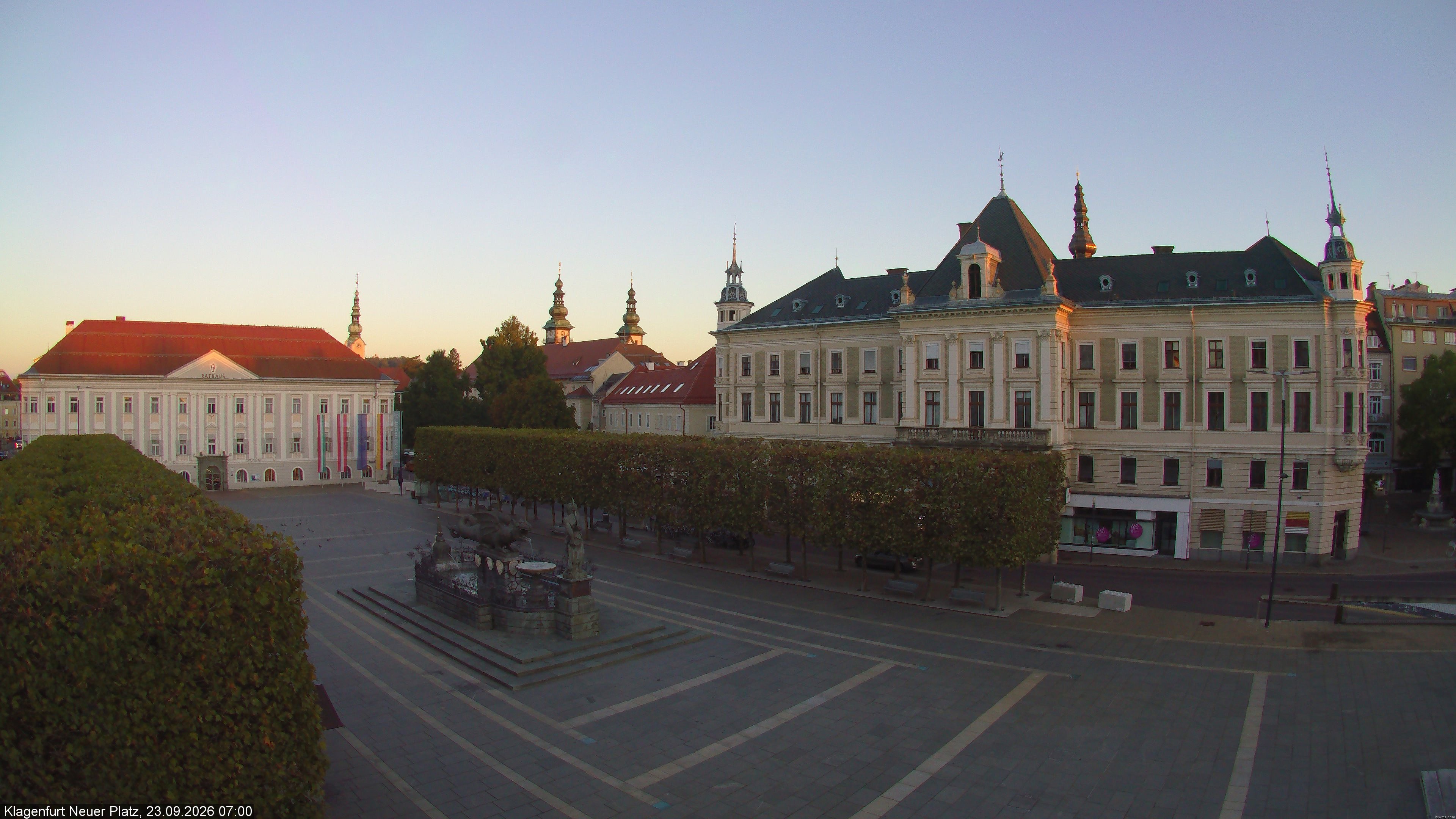 Archiv Foto Webcam Neuer Platz (Klagenfurt)