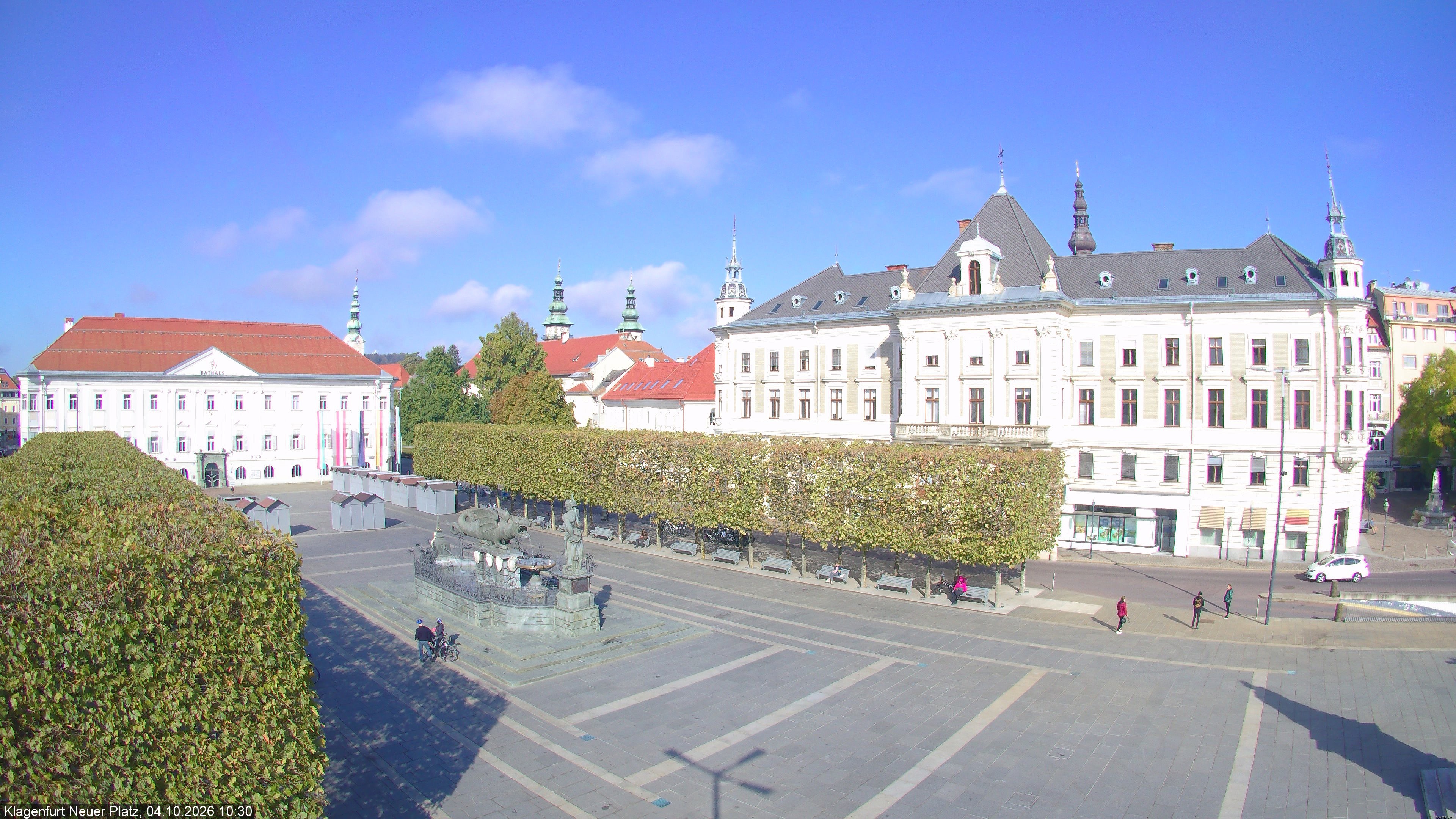 Archiv Foto Webcam Neuer Platz (Klagenfurt)