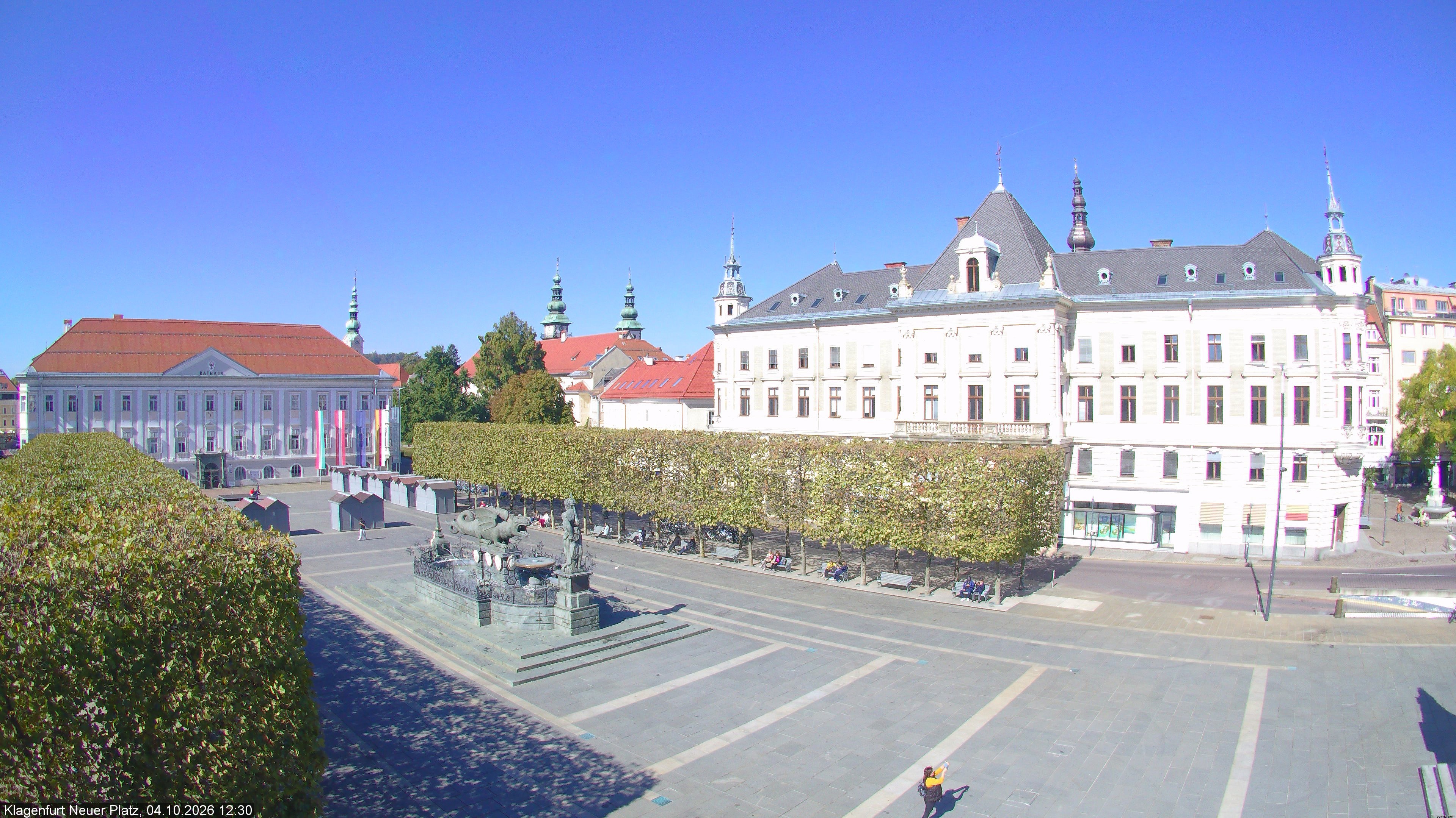 Archiv Foto Webcam Neuer Platz (Klagenfurt)