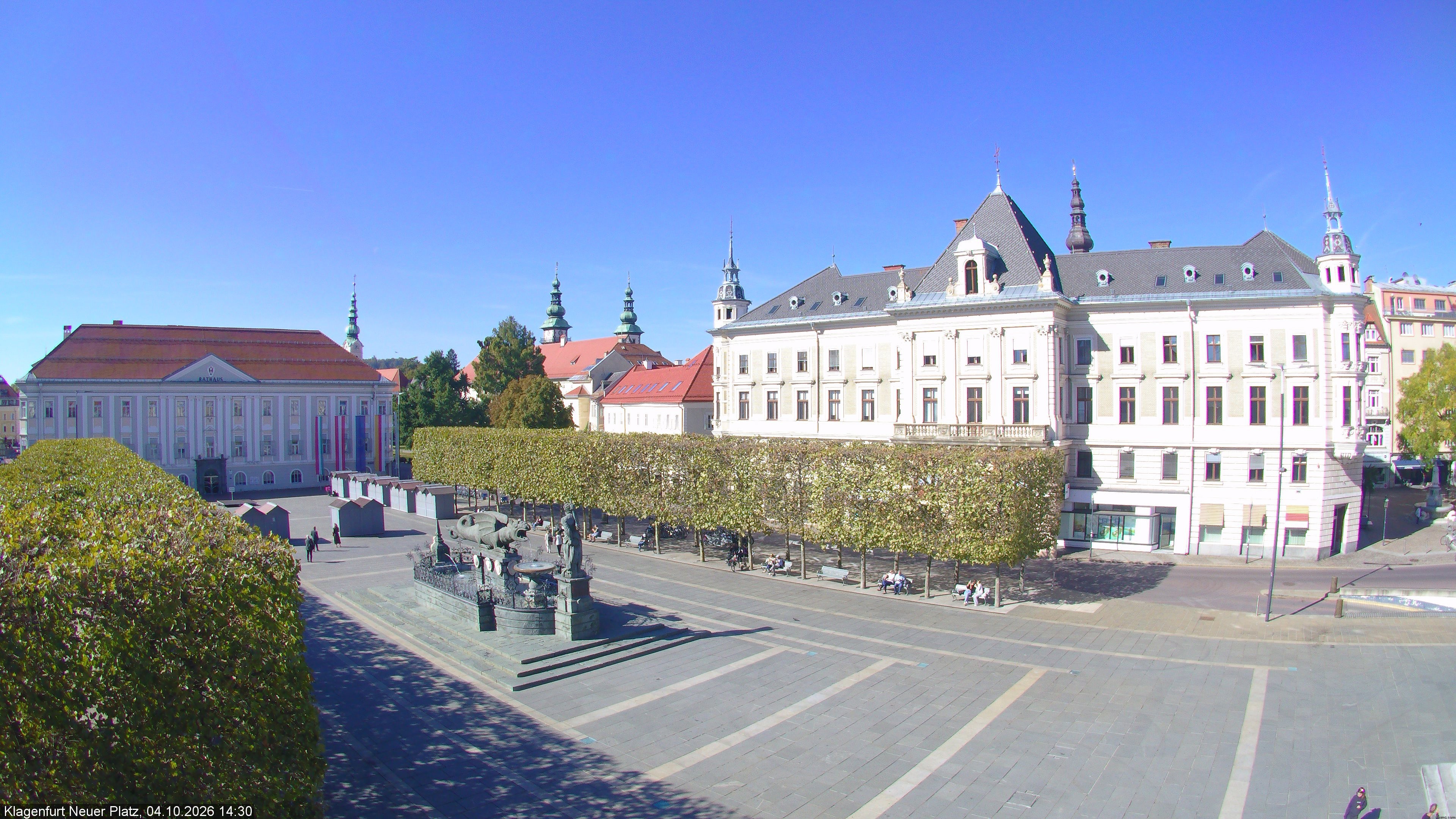 Archiv Foto Webcam Neuer Platz (Klagenfurt)