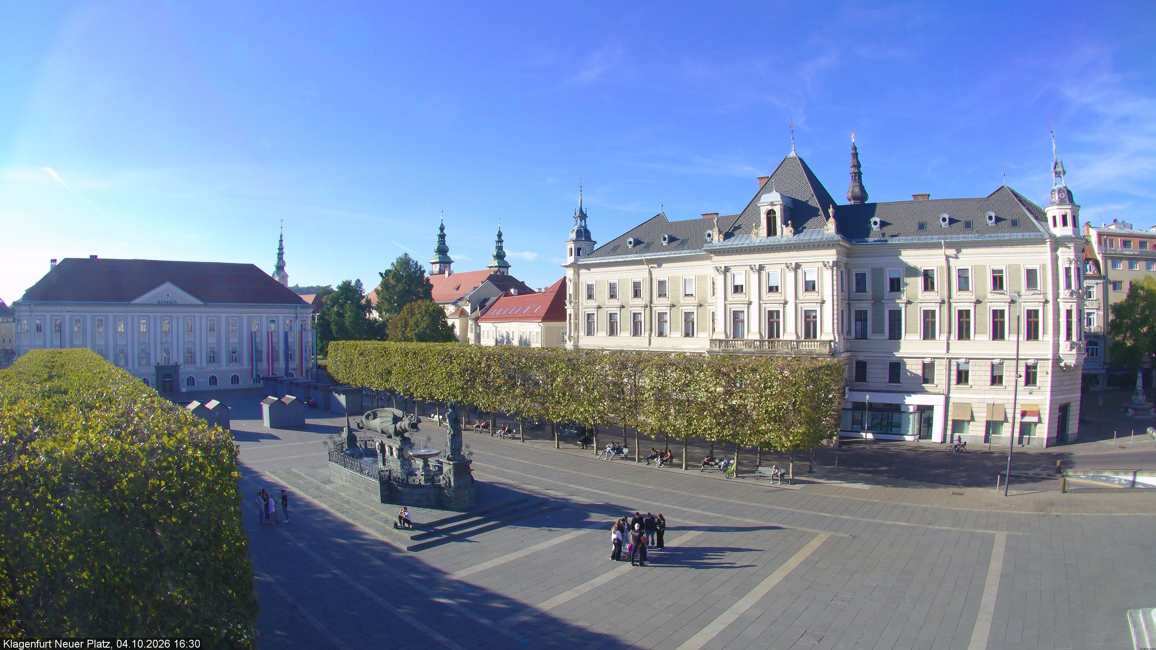 Archiv Foto Webcam Neuer Platz (Klagenfurt)