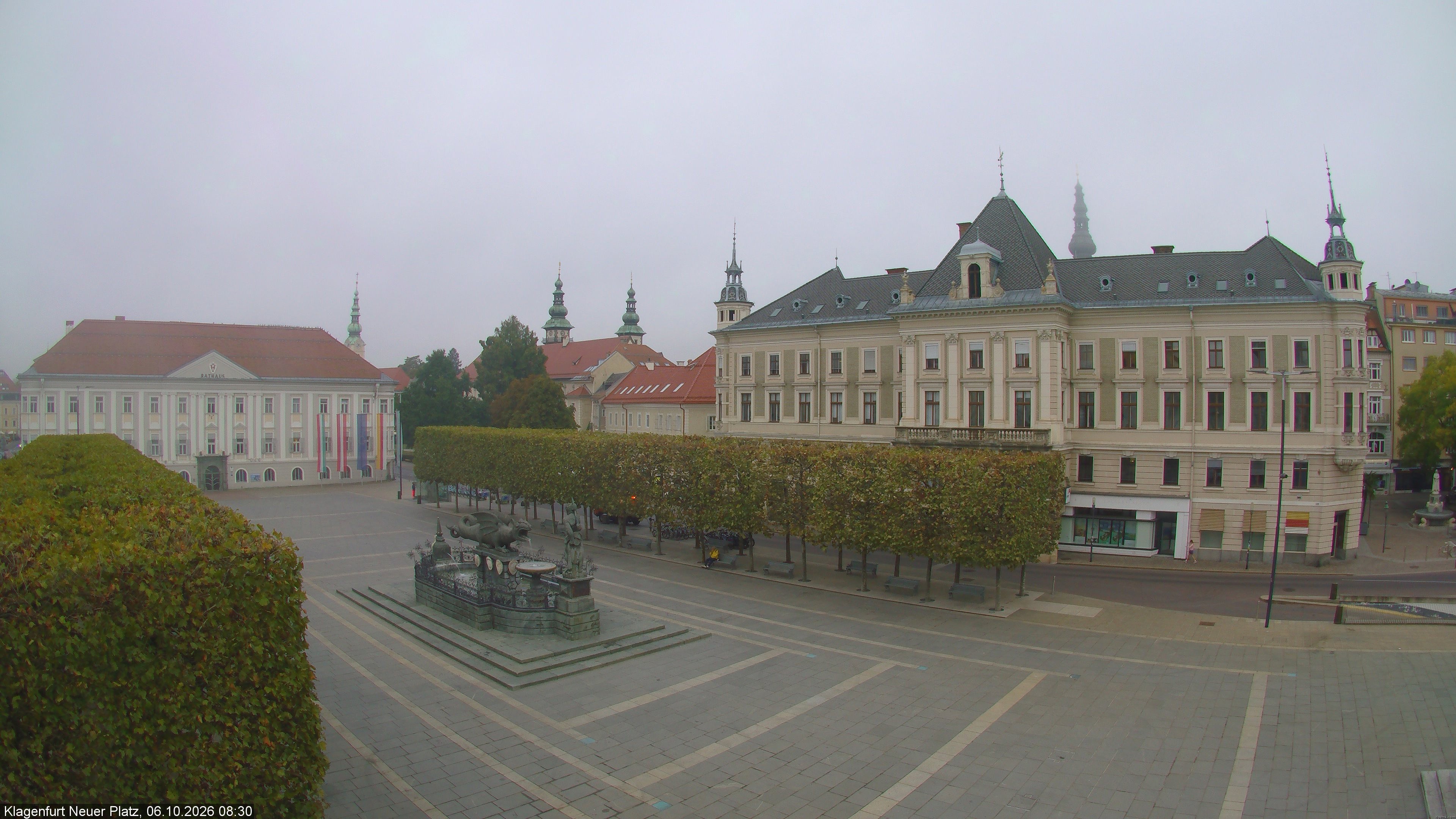 Archiv Foto Webcam Neuer Platz (Klagenfurt)