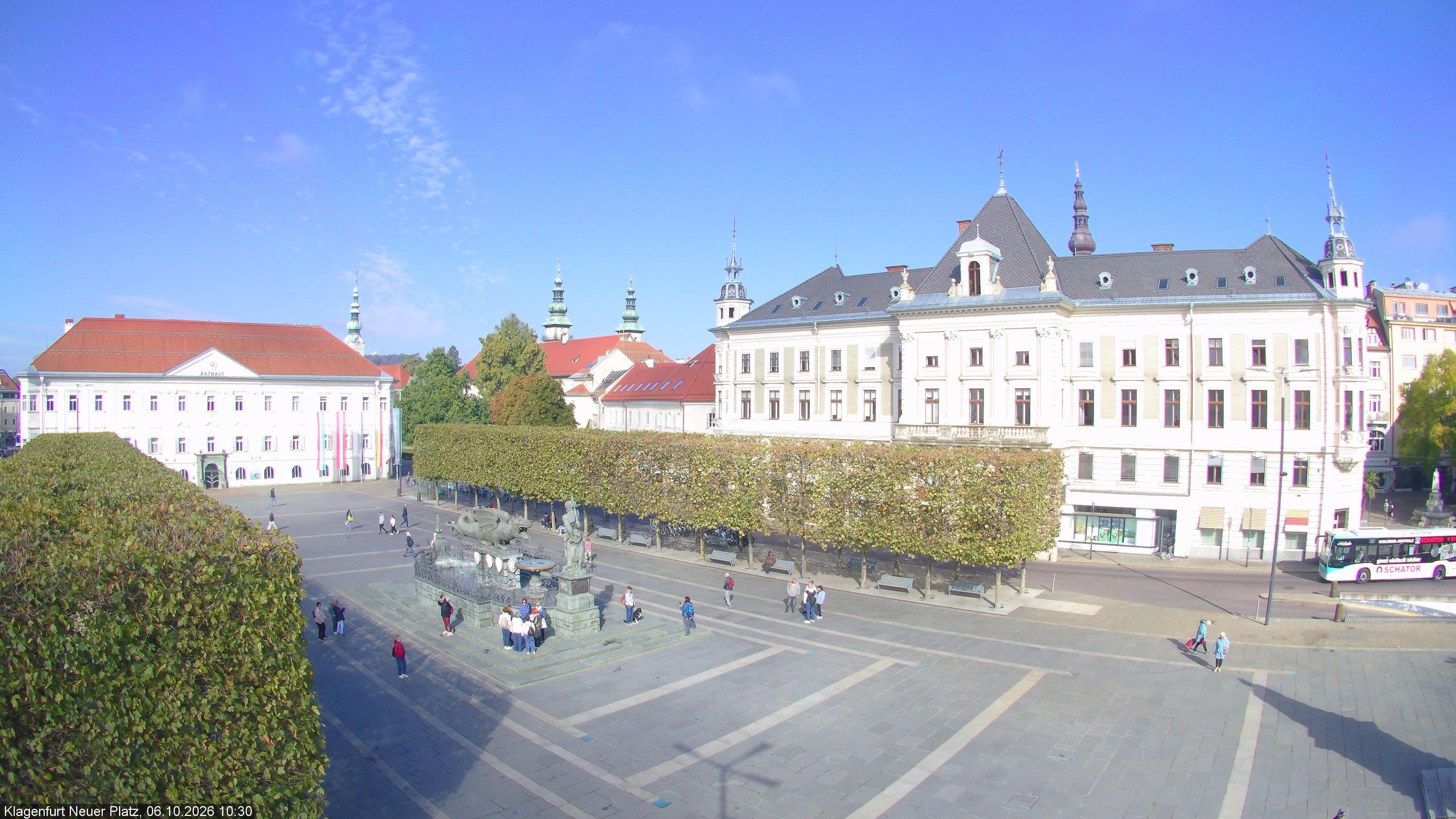 Archiv Foto Webcam Neuer Platz (Klagenfurt)