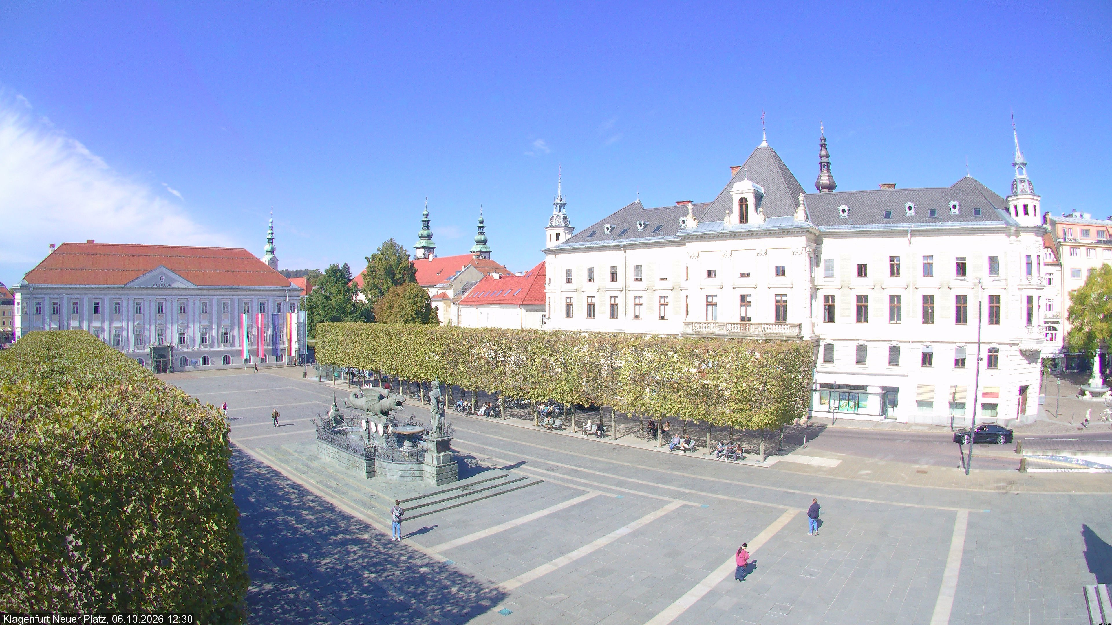 Archiv Foto Webcam Neuer Platz (Klagenfurt)