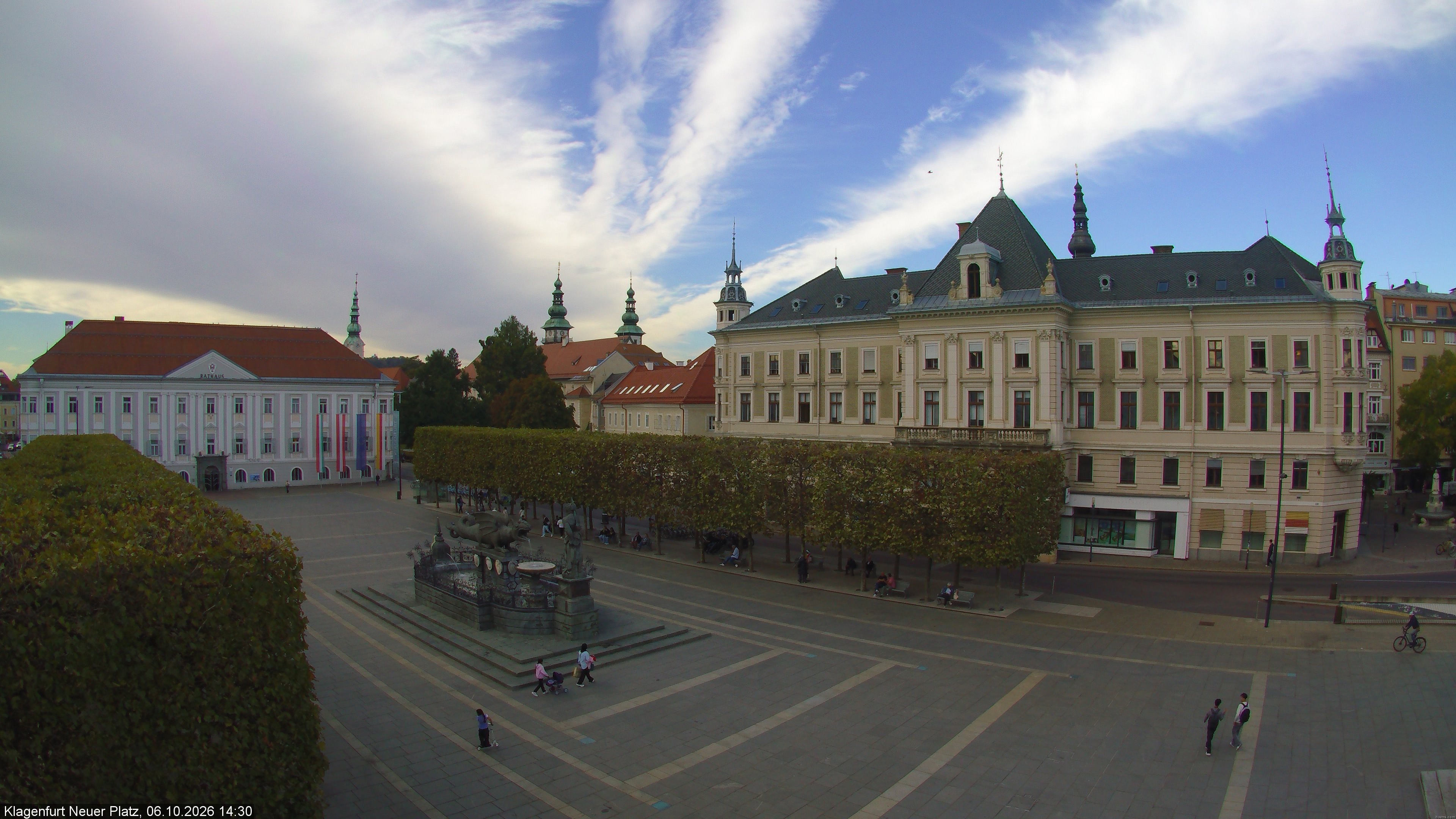 Archiv Foto Webcam Neuer Platz (Klagenfurt)