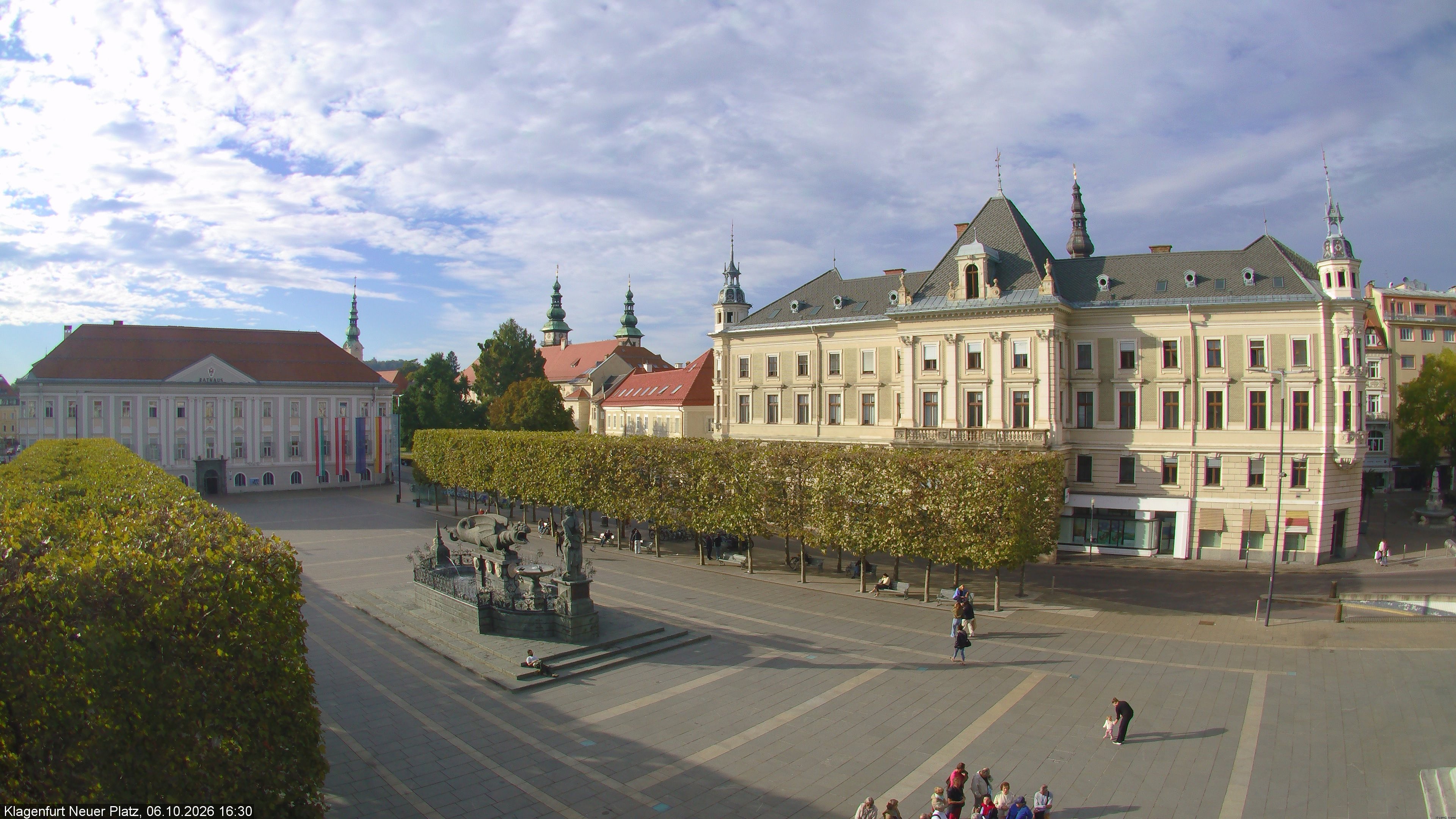 Archiv Foto Webcam Neuer Platz (Klagenfurt)