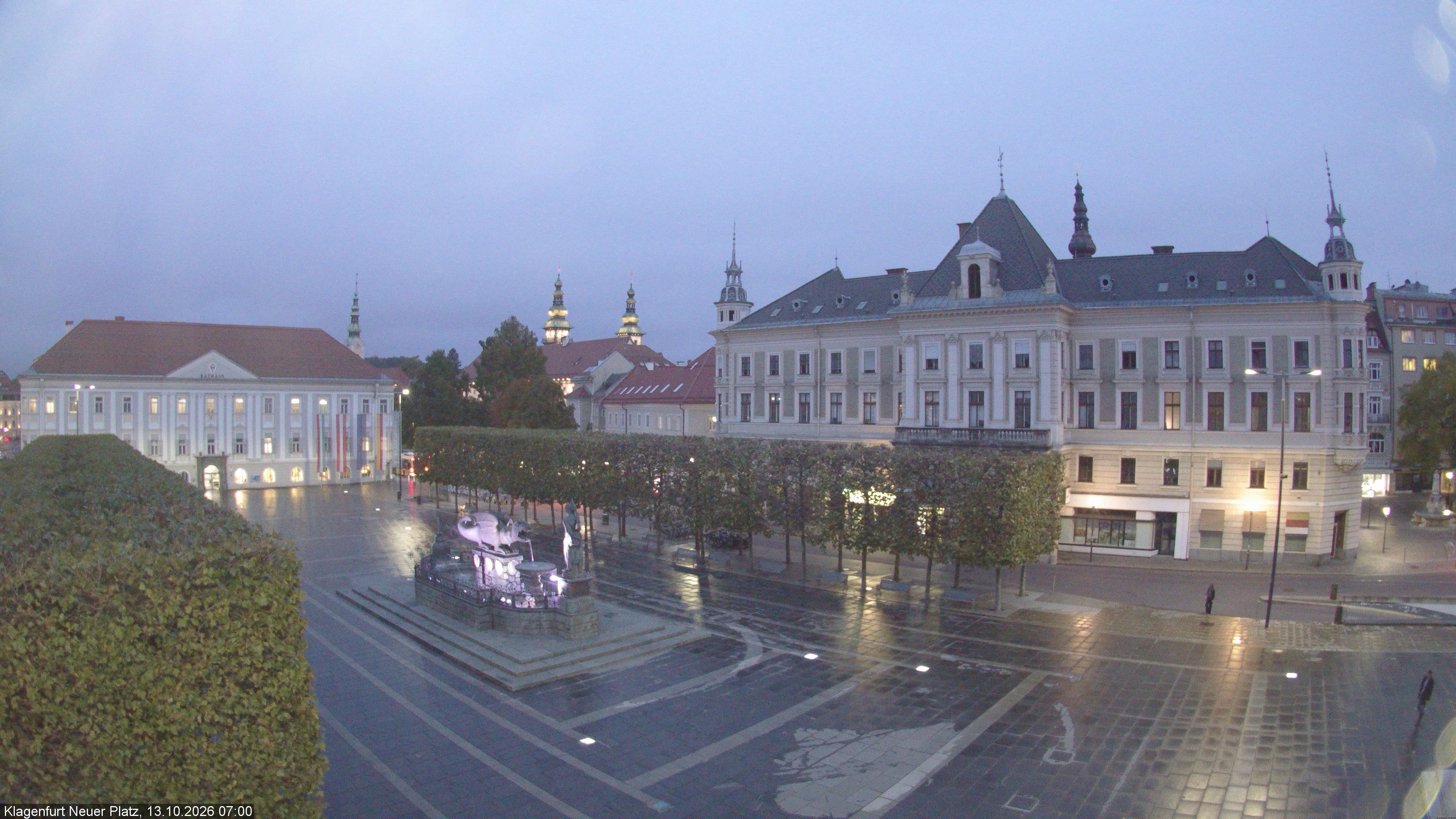 Archiv Foto Webcam Neuer Platz (Klagenfurt)