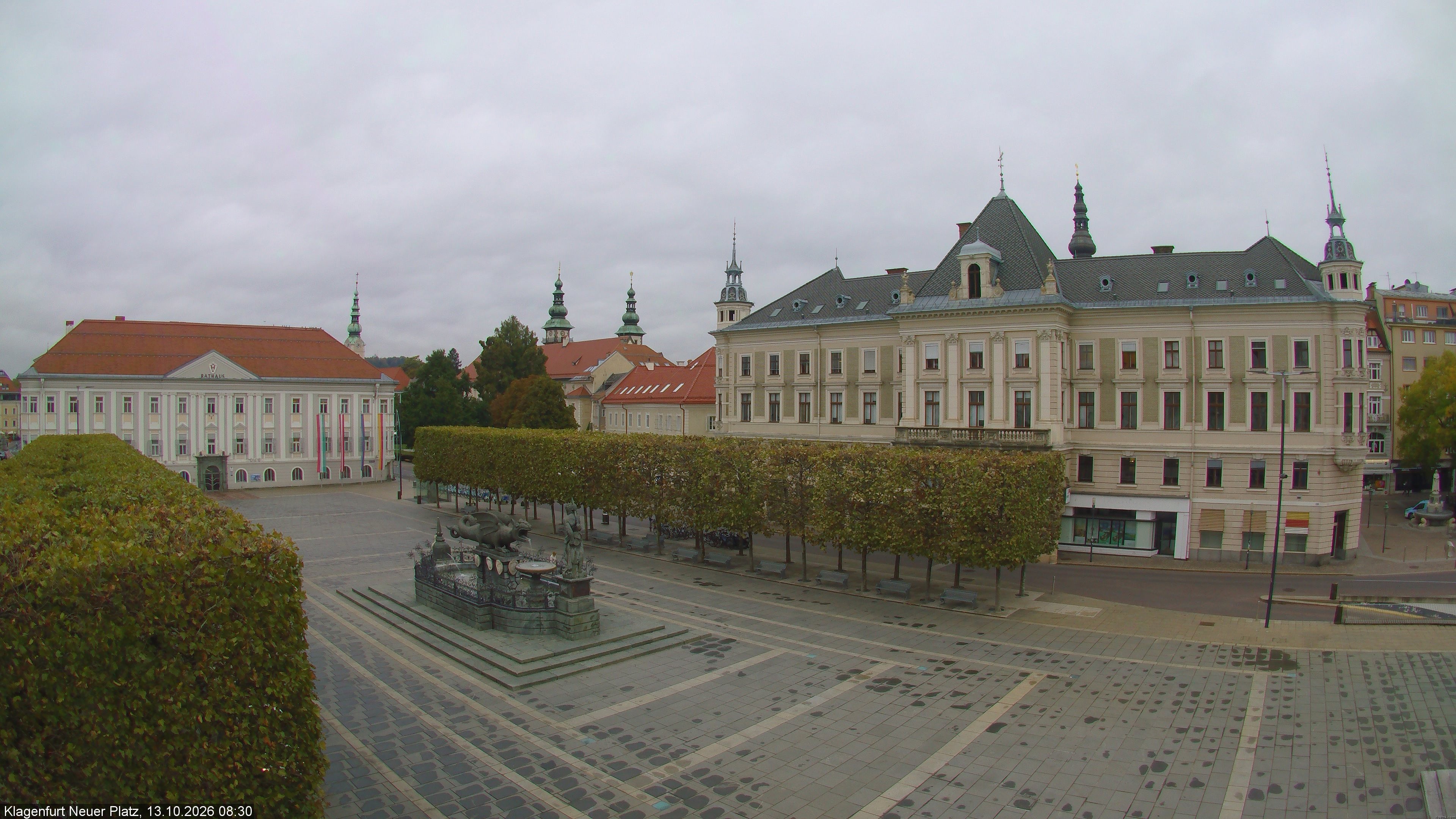 Archiv Foto Webcam Neuer Platz (Klagenfurt)