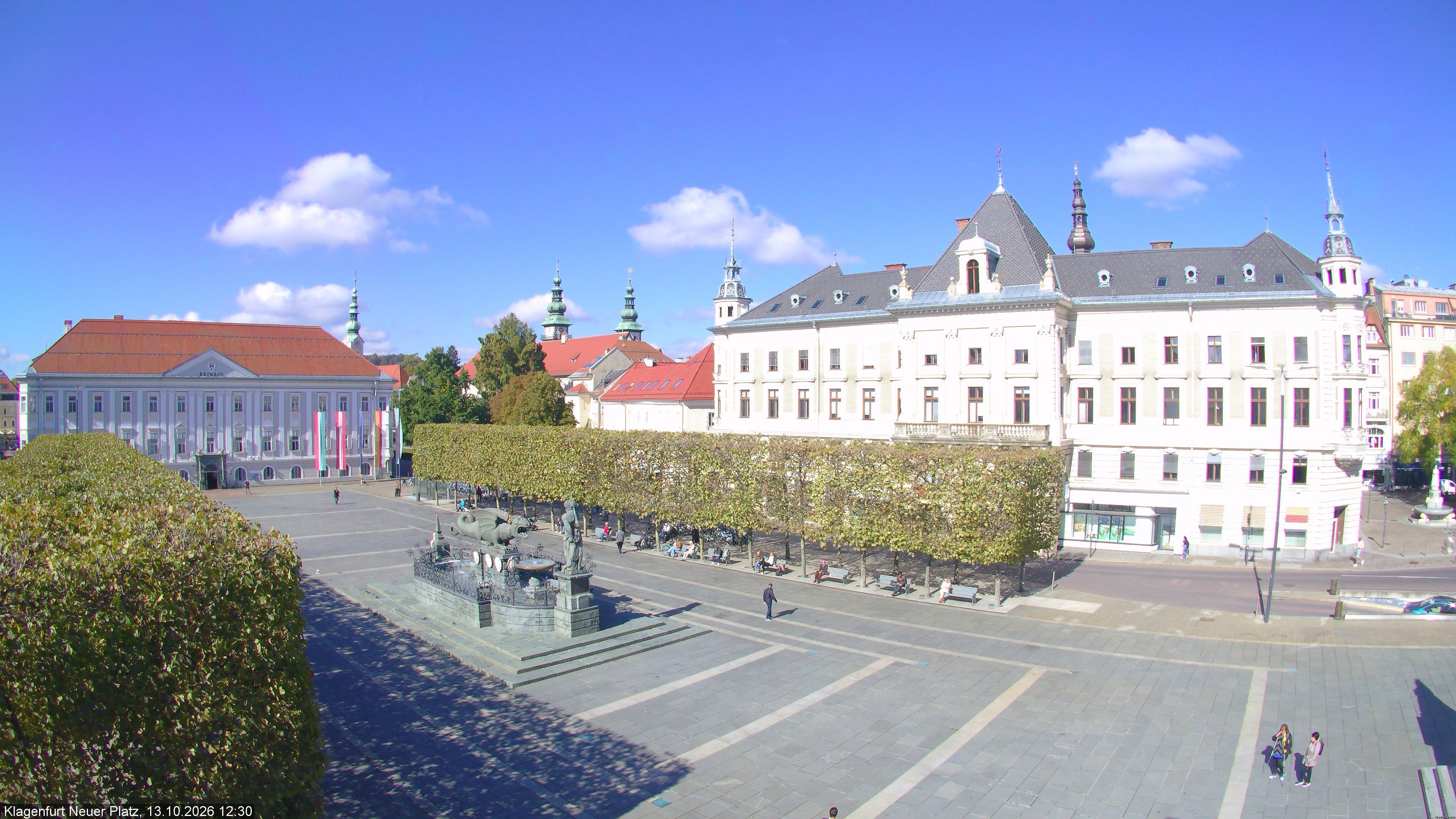 Archiv Foto Webcam Neuer Platz (Klagenfurt)