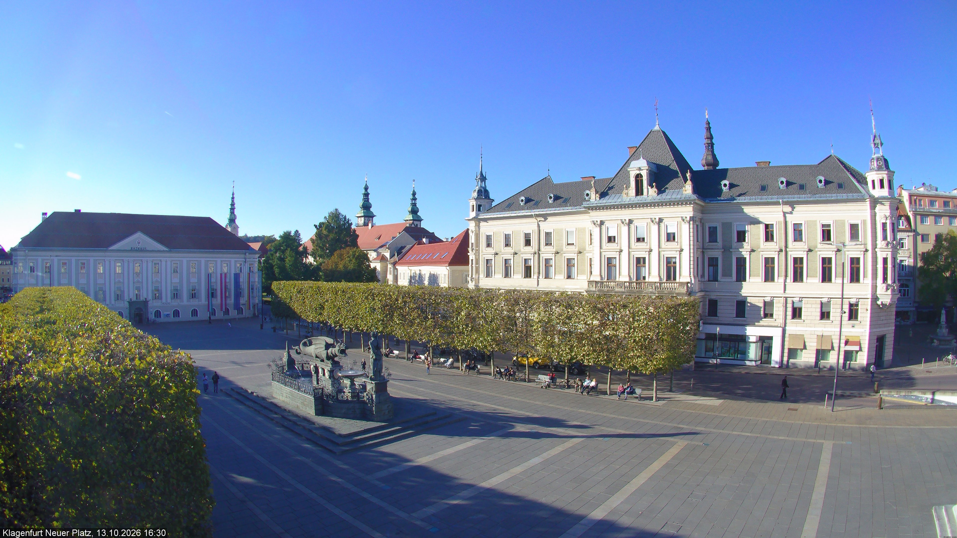 Archiv Foto Webcam Neuer Platz (Klagenfurt)