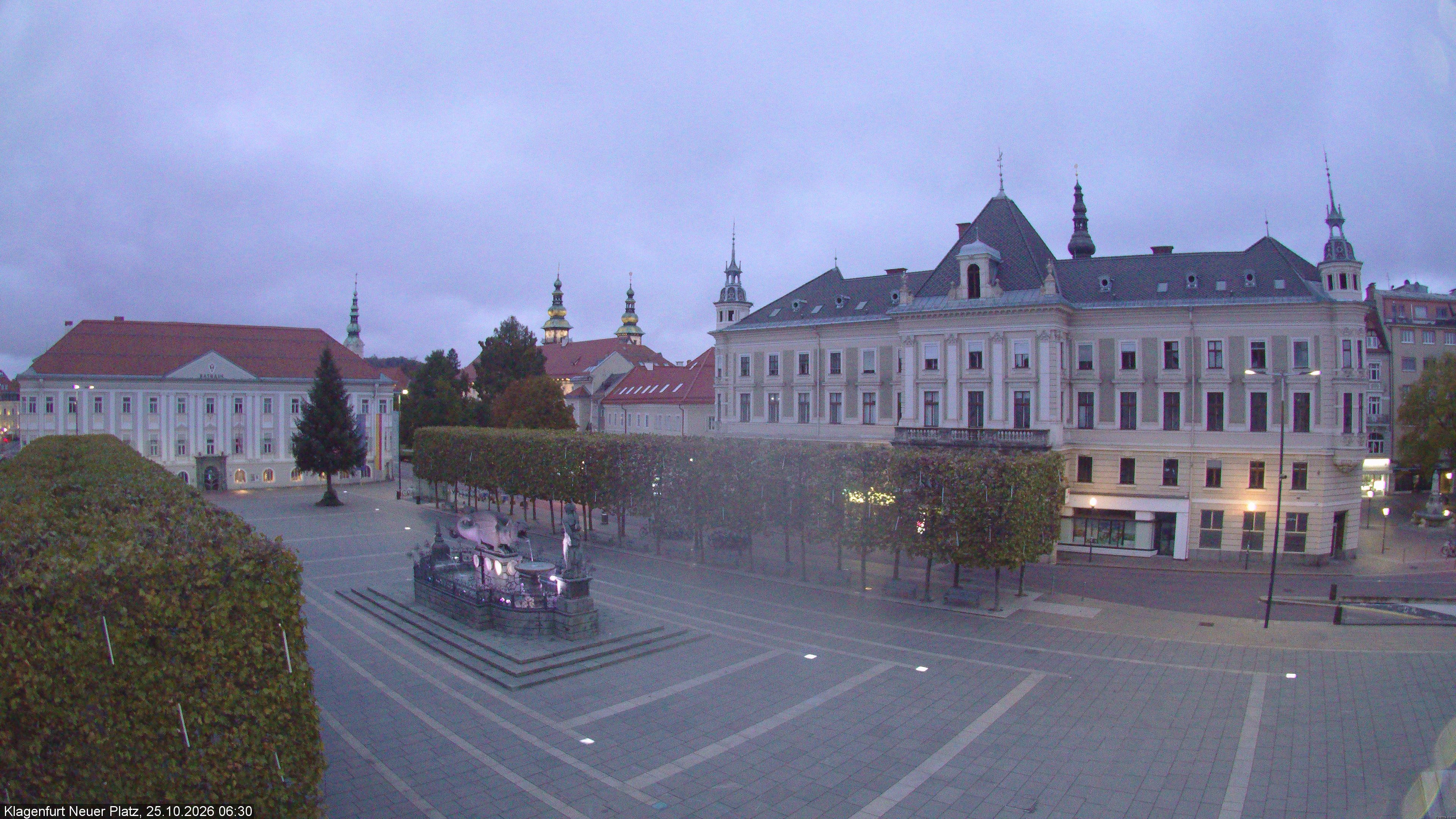 Archiv Foto Webcam Neuer Platz (Klagenfurt)