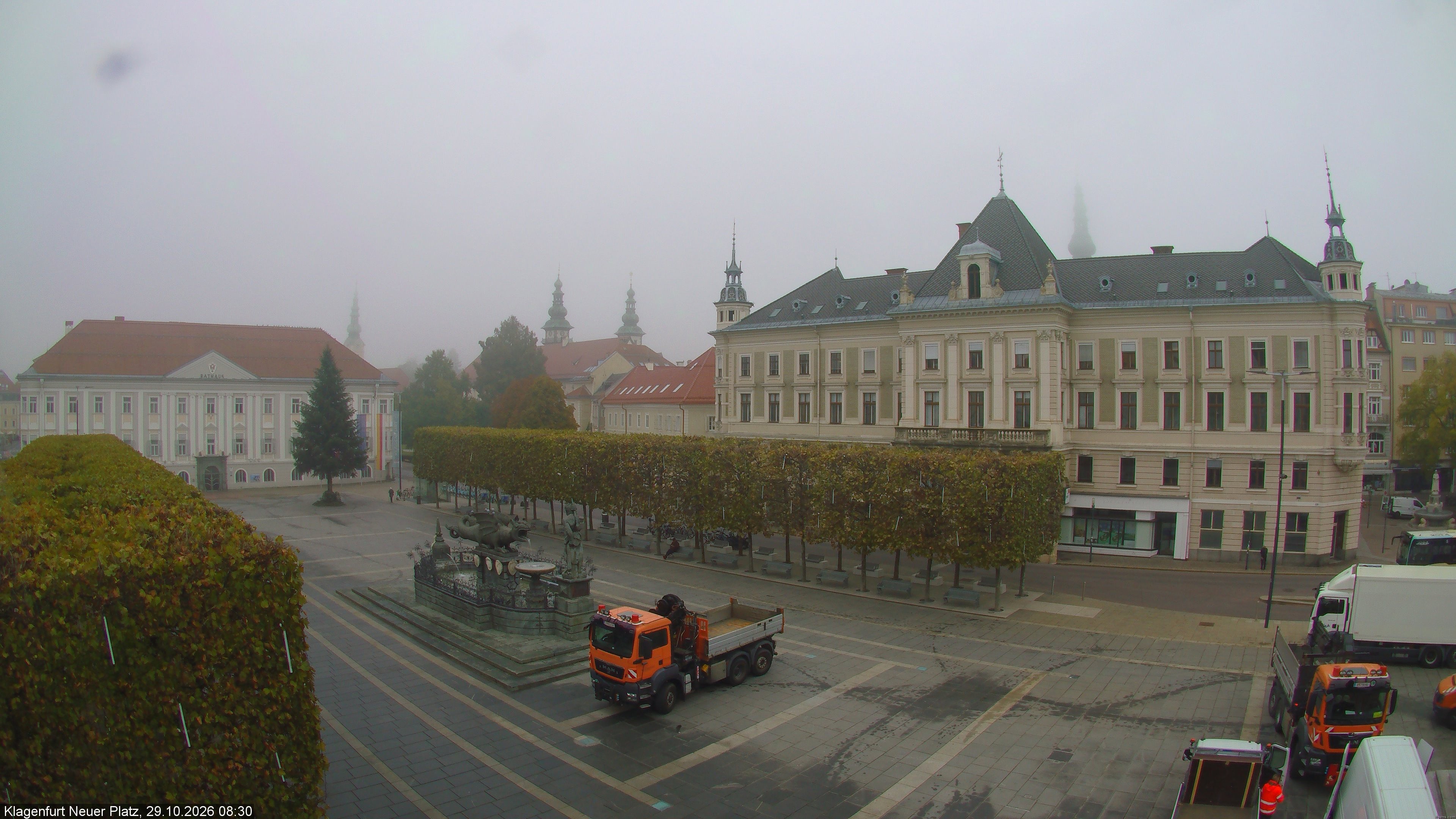 Archiv Foto Webcam Neuer Platz (Klagenfurt)