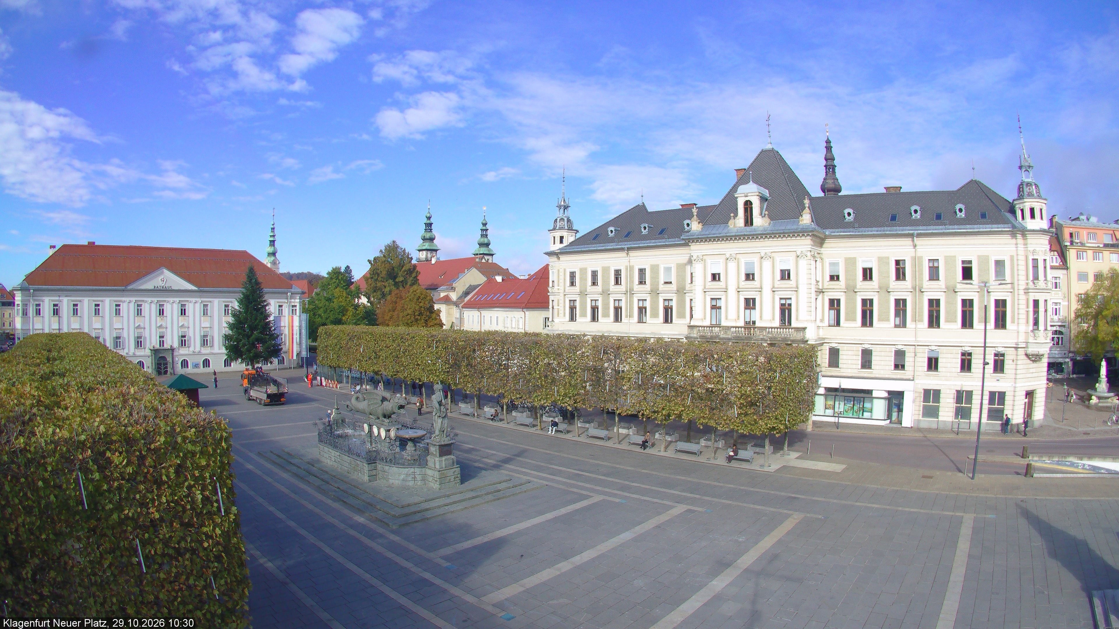 Archiv Foto Webcam Neuer Platz (Klagenfurt)
