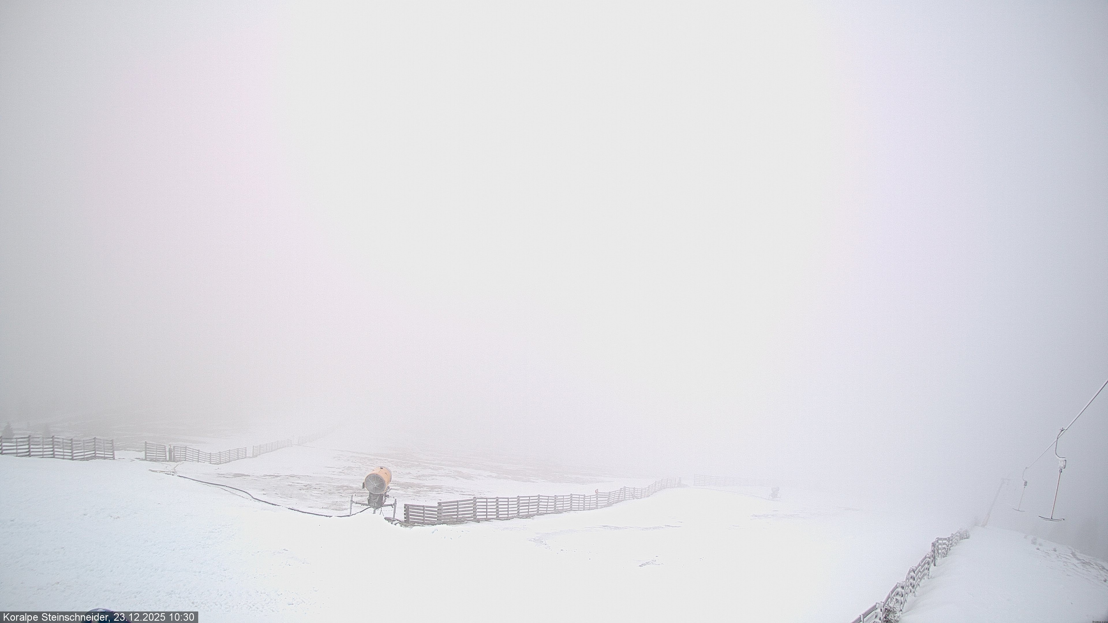 Archiv Foto Webcam Steinschneider-Lift (Koralpe)