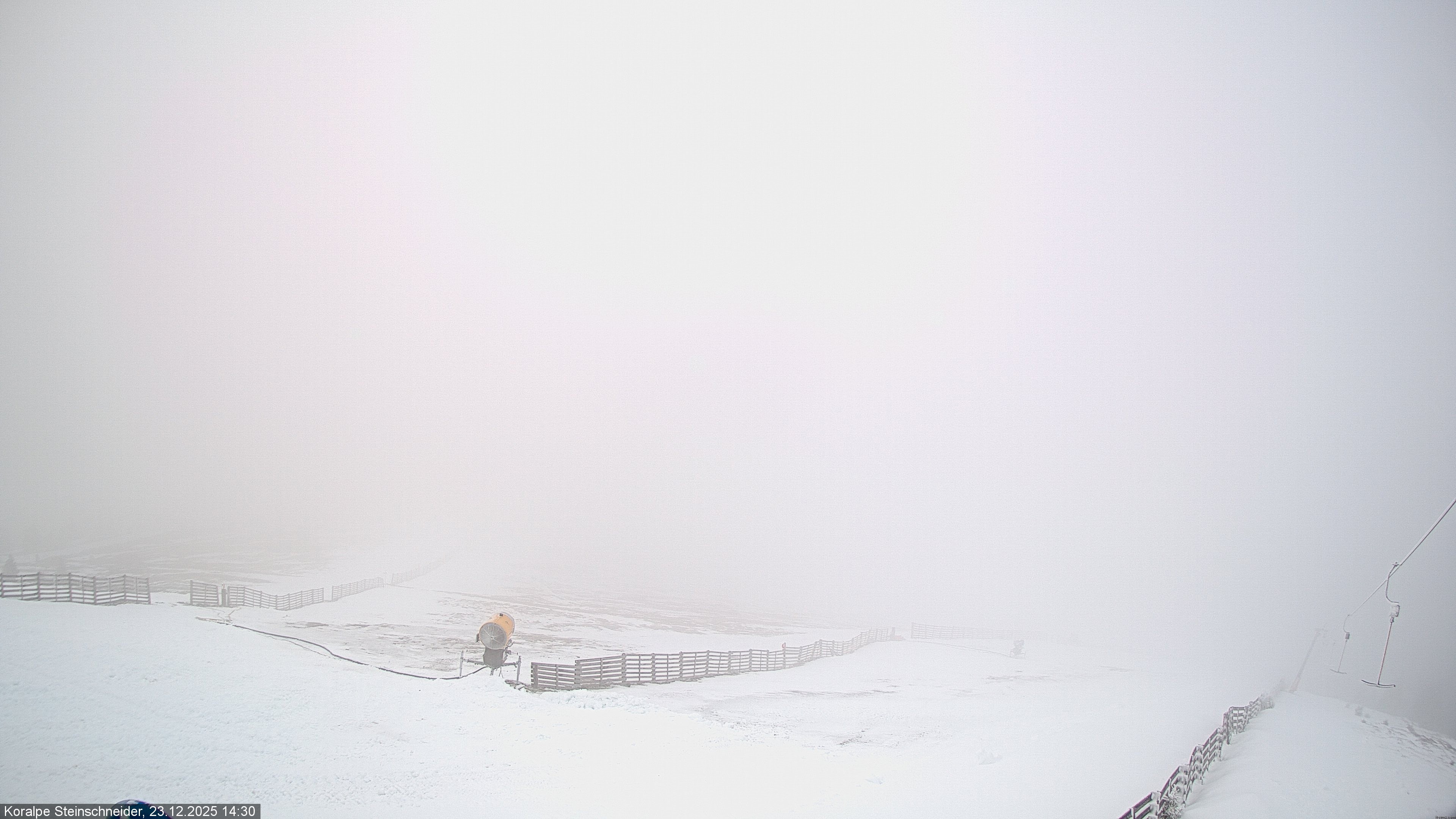 Archiv Foto Webcam Steinschneider-Lift (Koralpe)