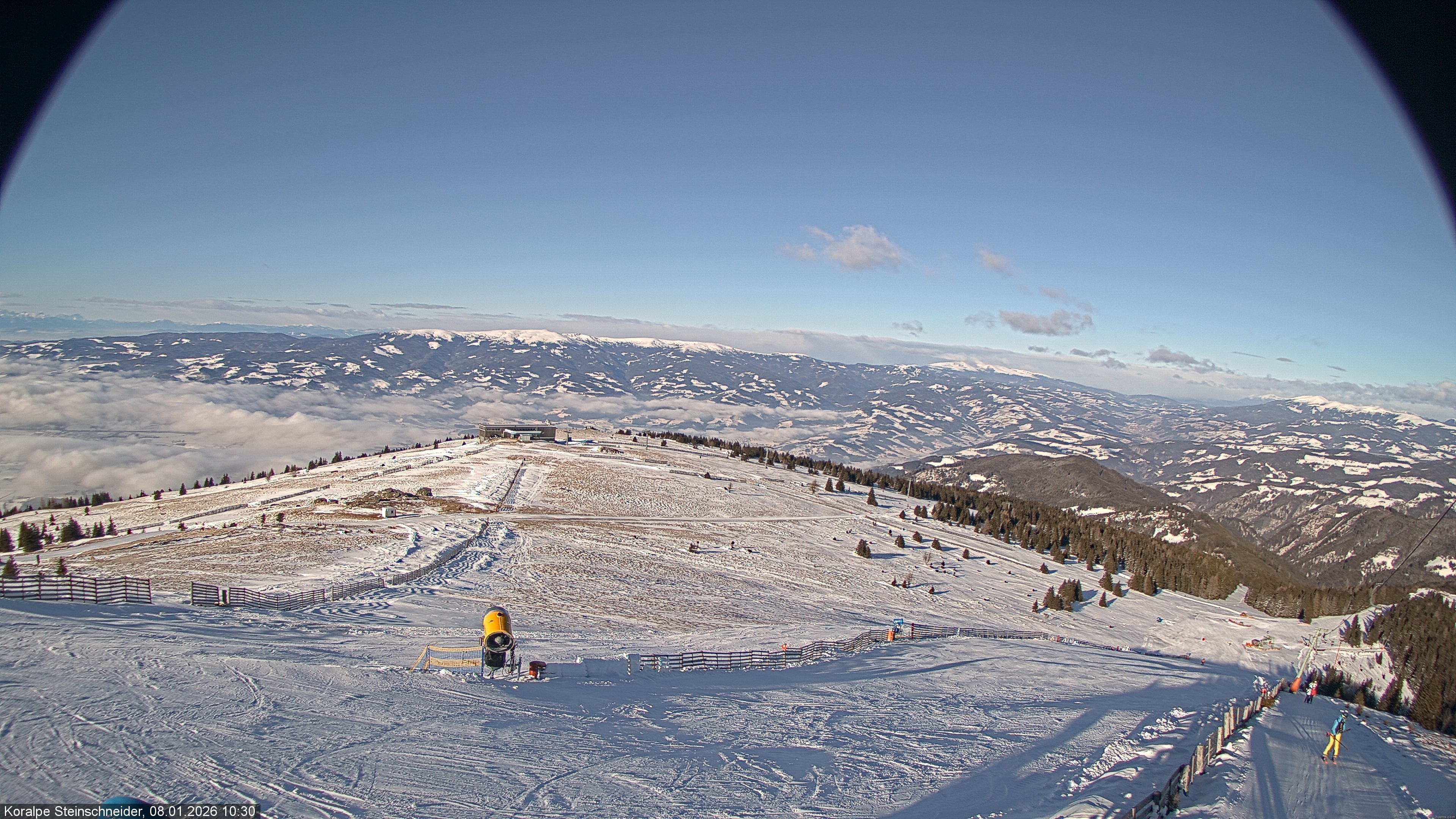 Archived image Webcam Steinschneider lift on Koralpe