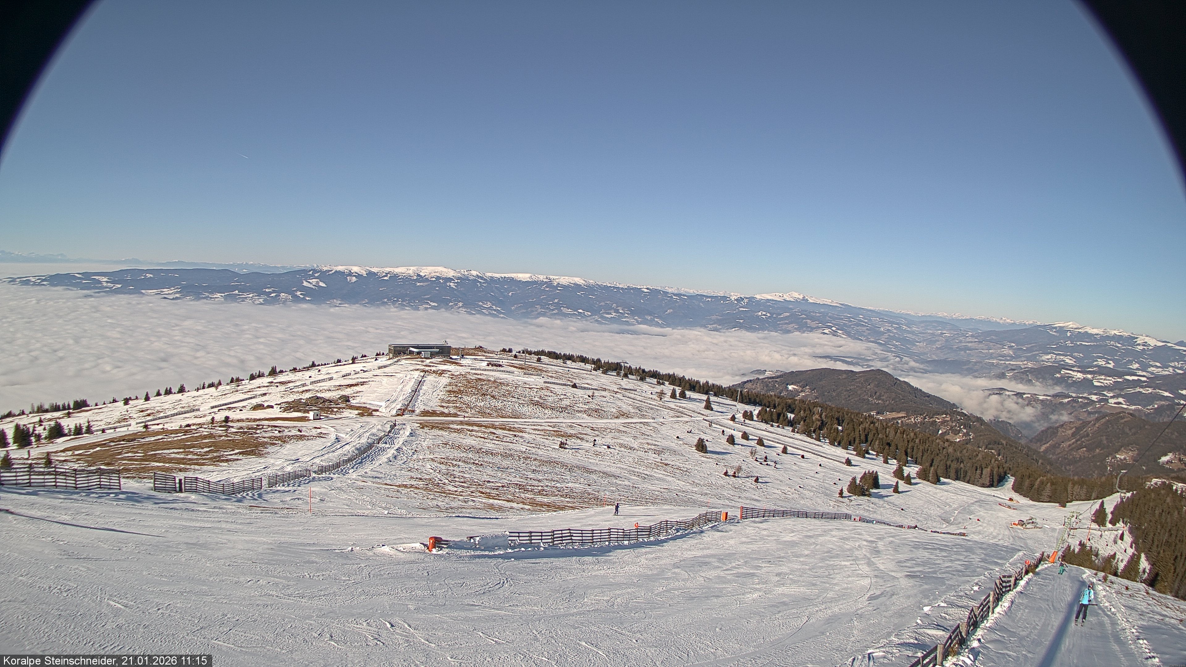 Archived image Webcam Steinschneider lift on Koralpe