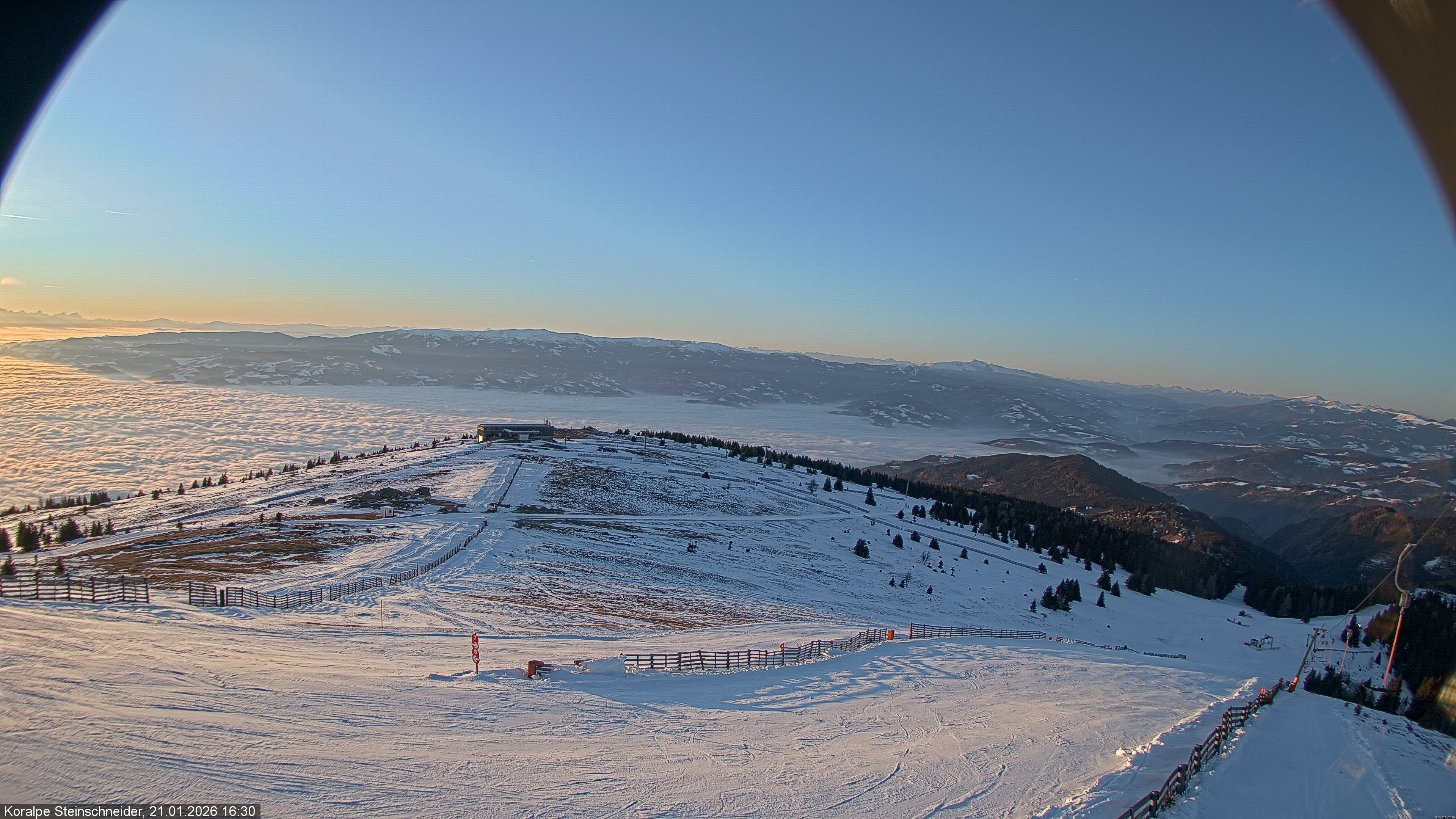 Archived image Webcam Steinschneider lift on Koralpe