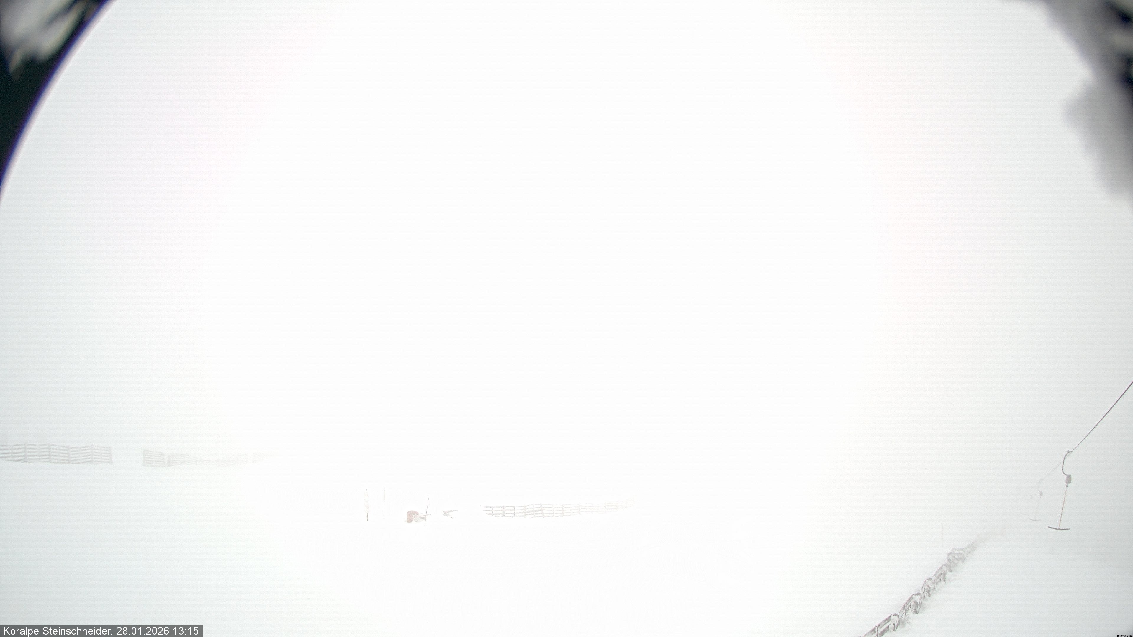 Archived image Webcam Steinschneider lift on Koralpe