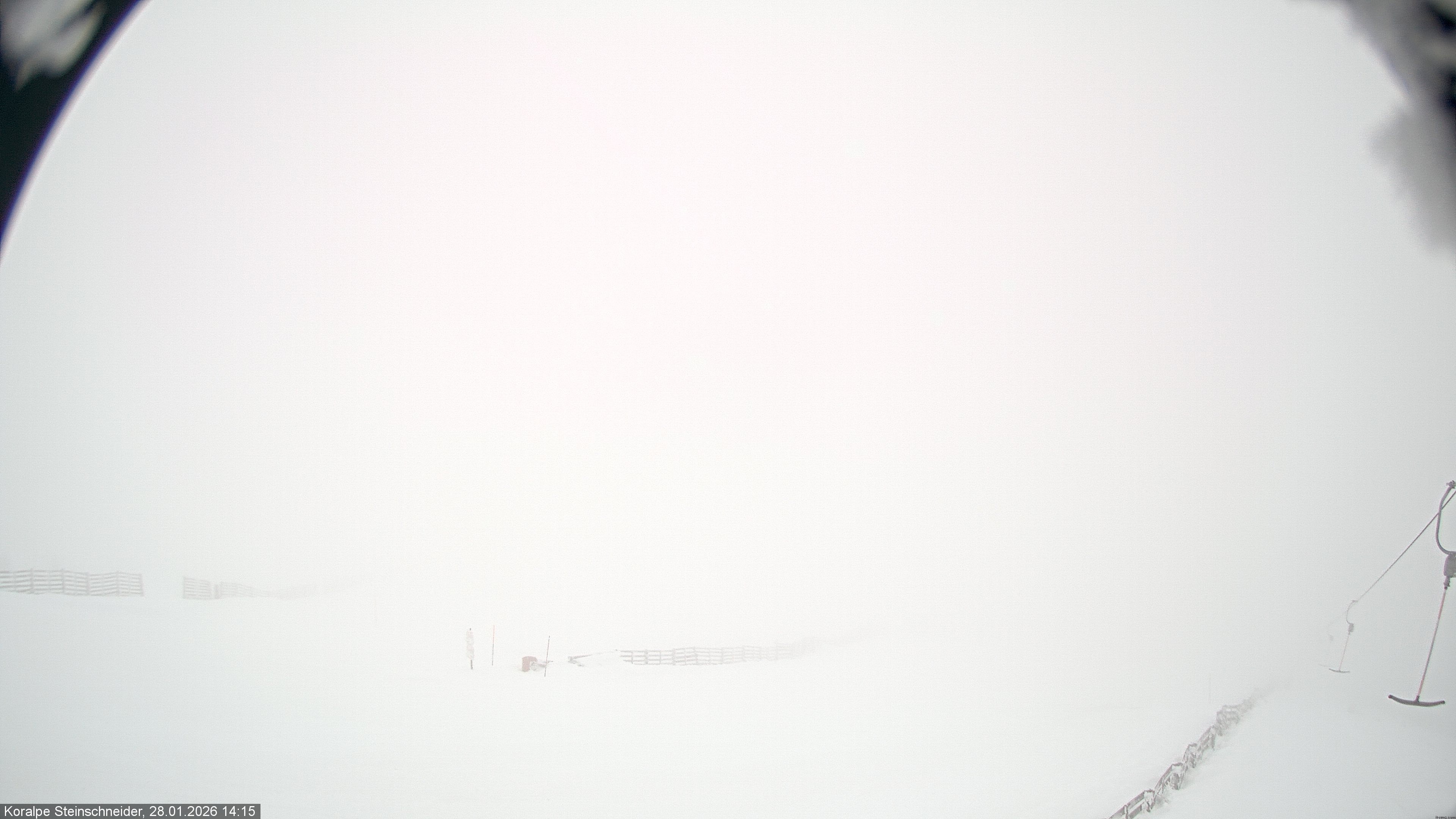 Archived image Webcam Steinschneider lift on Koralpe