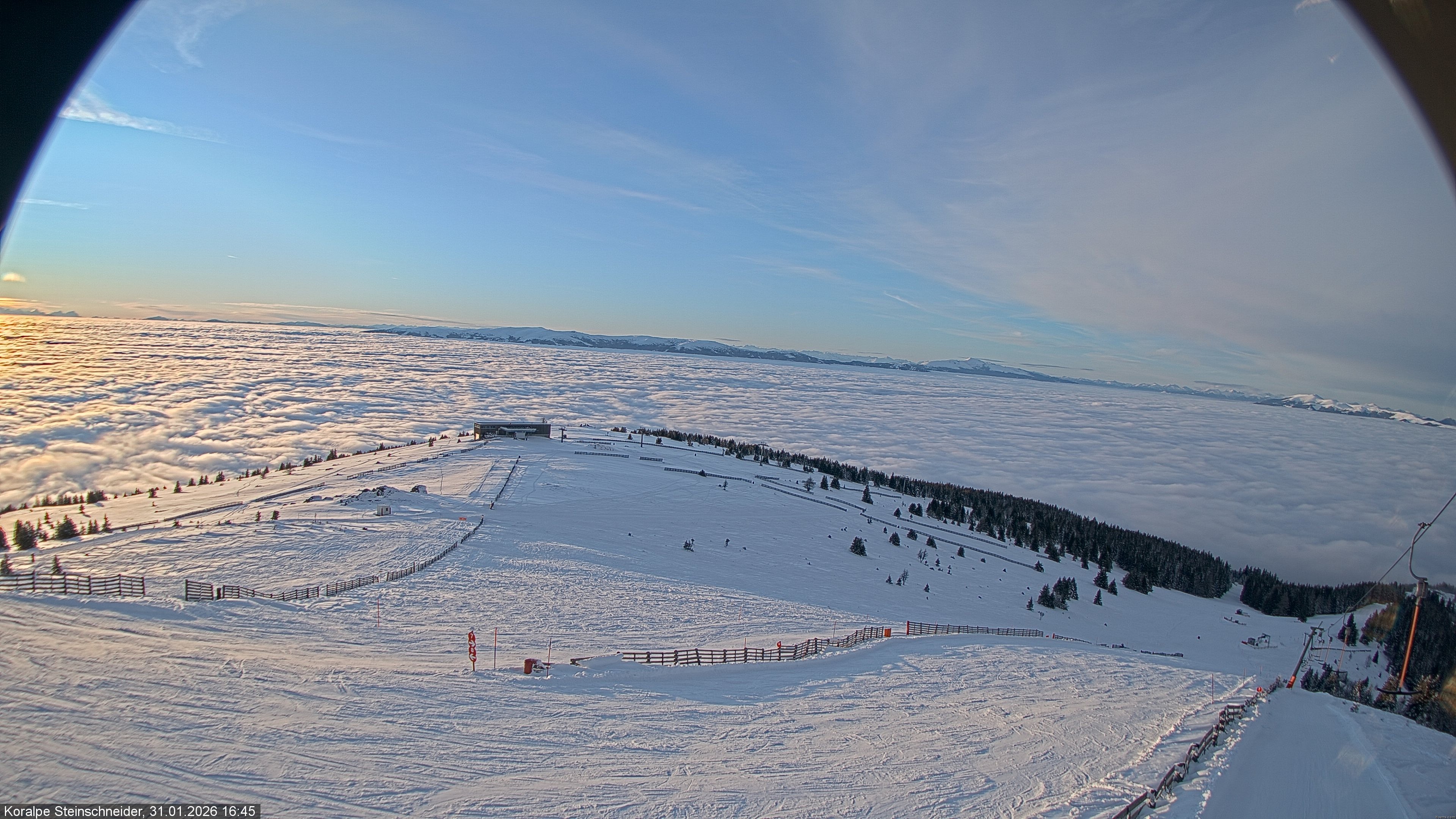 Archiv Foto Webcam Steinschneider-Lift (Koralpe)