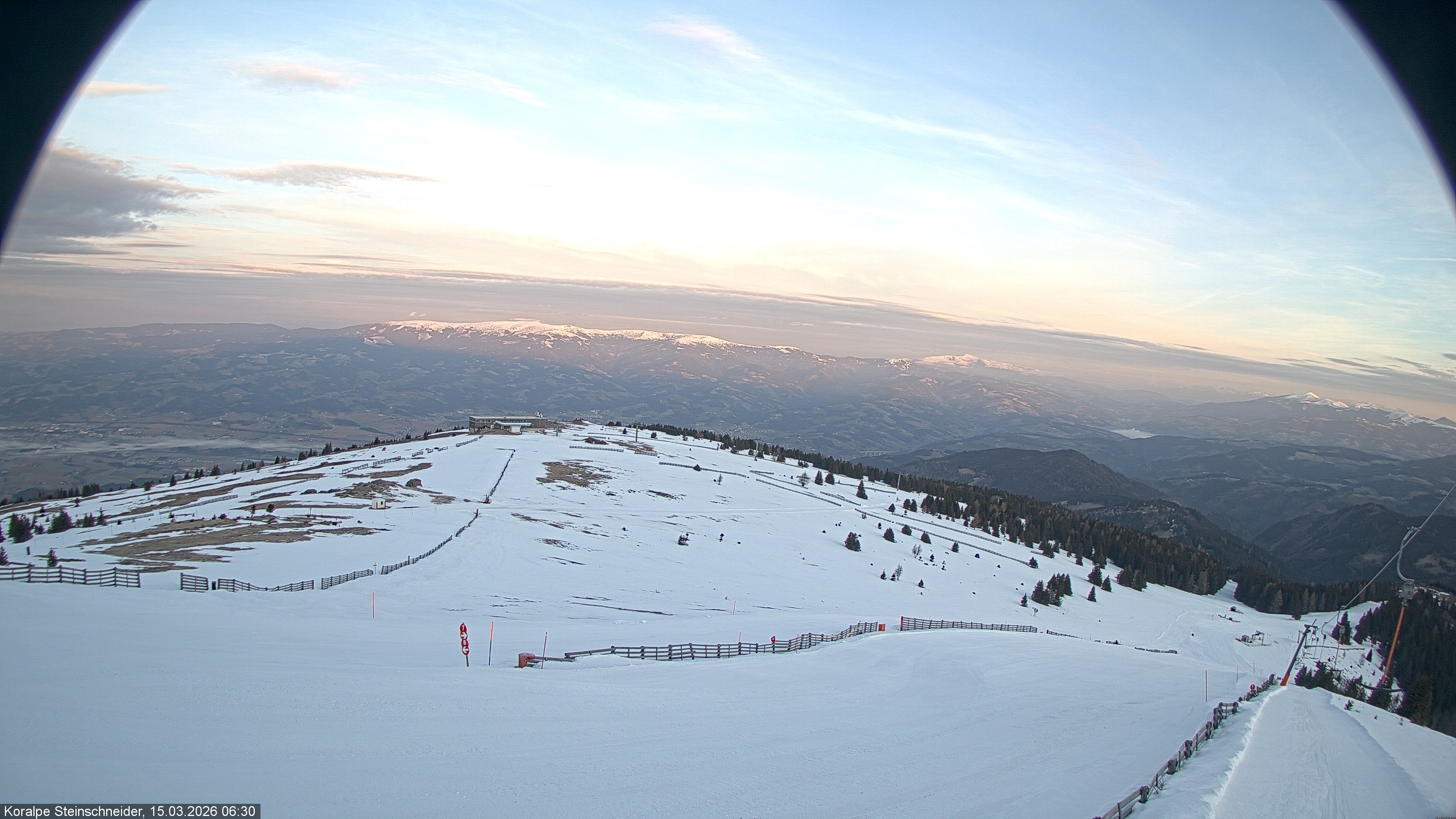 Archiv Foto Webcam Steinschneider-Lift (Koralpe)