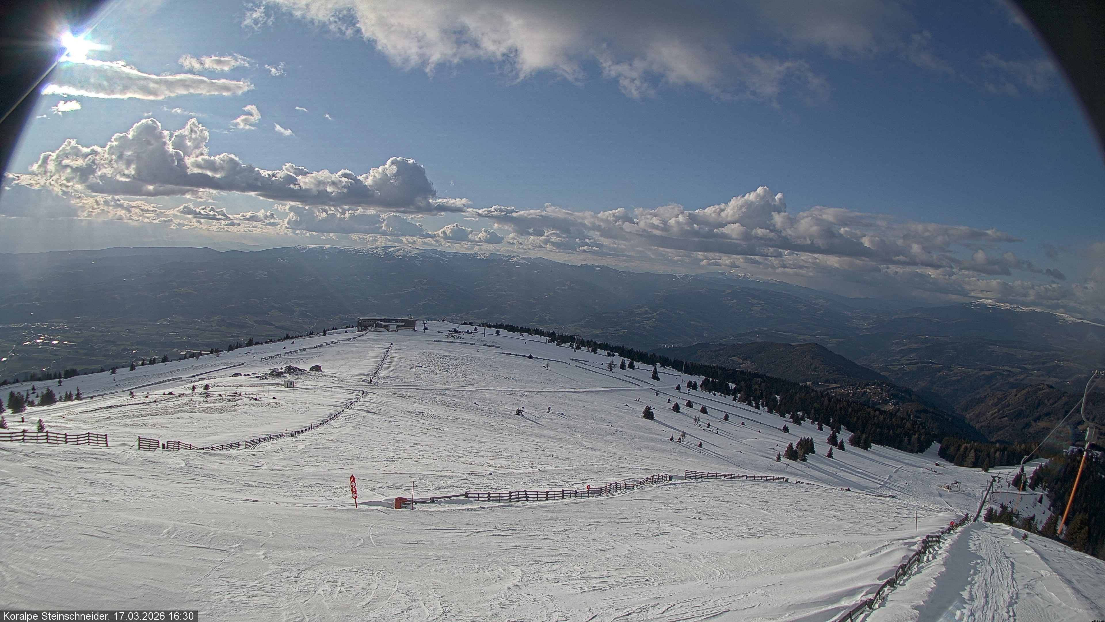 Archived image Webcam Steinschneider lift on Koralpe