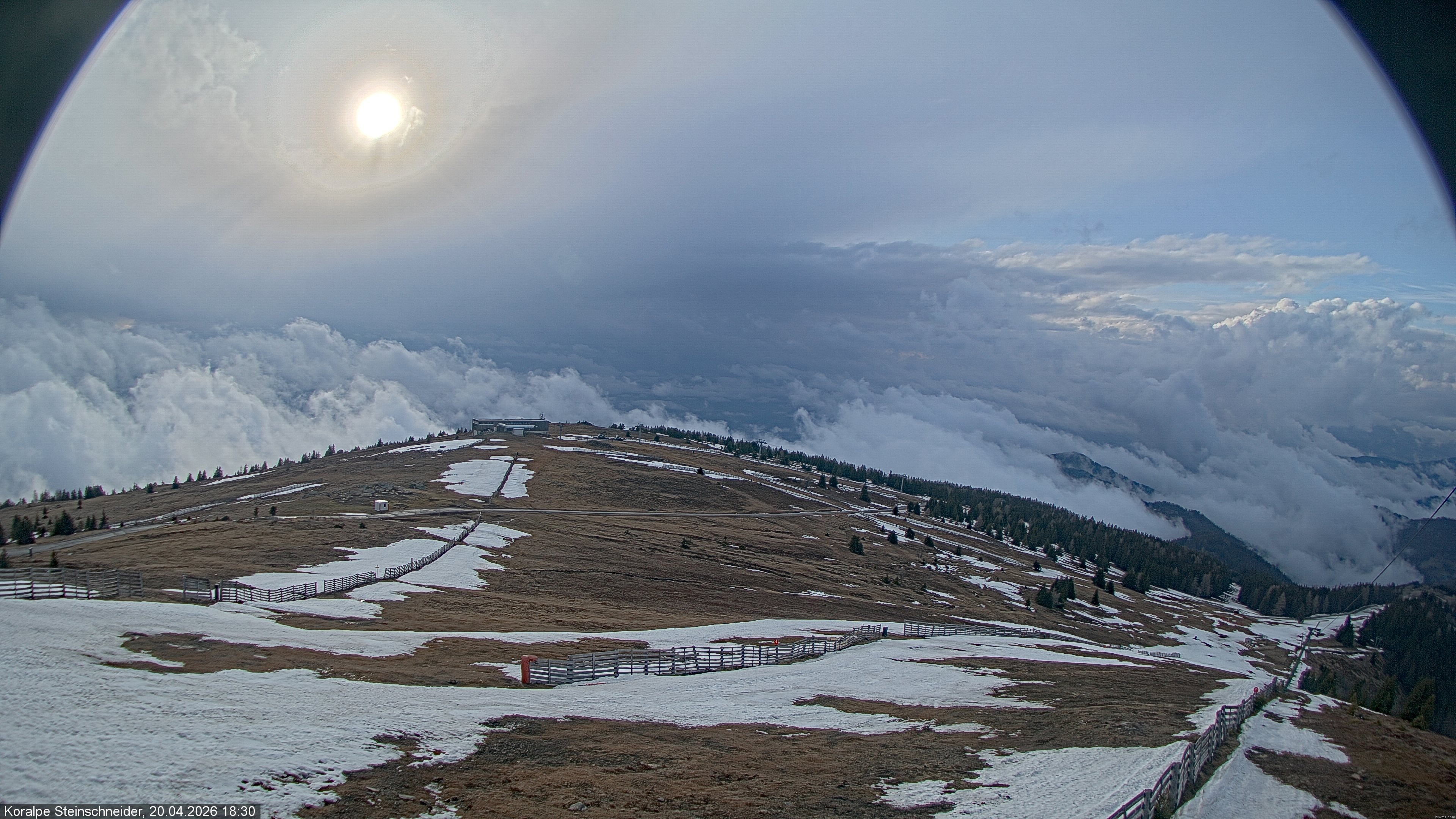 Archived image Webcam Steinschneider lift on Koralpe