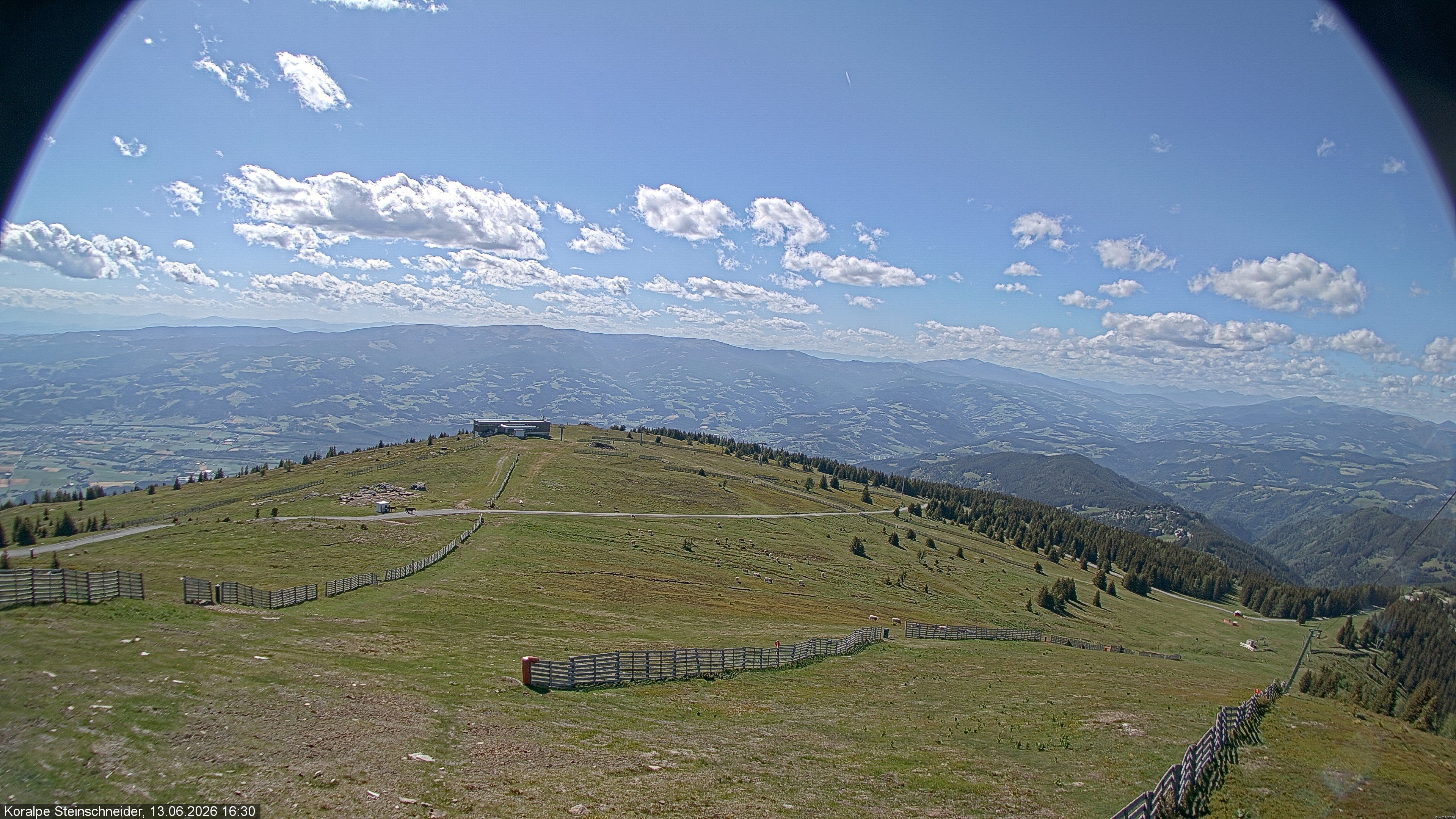 Archived image Webcam Steinschneider lift on Koralpe