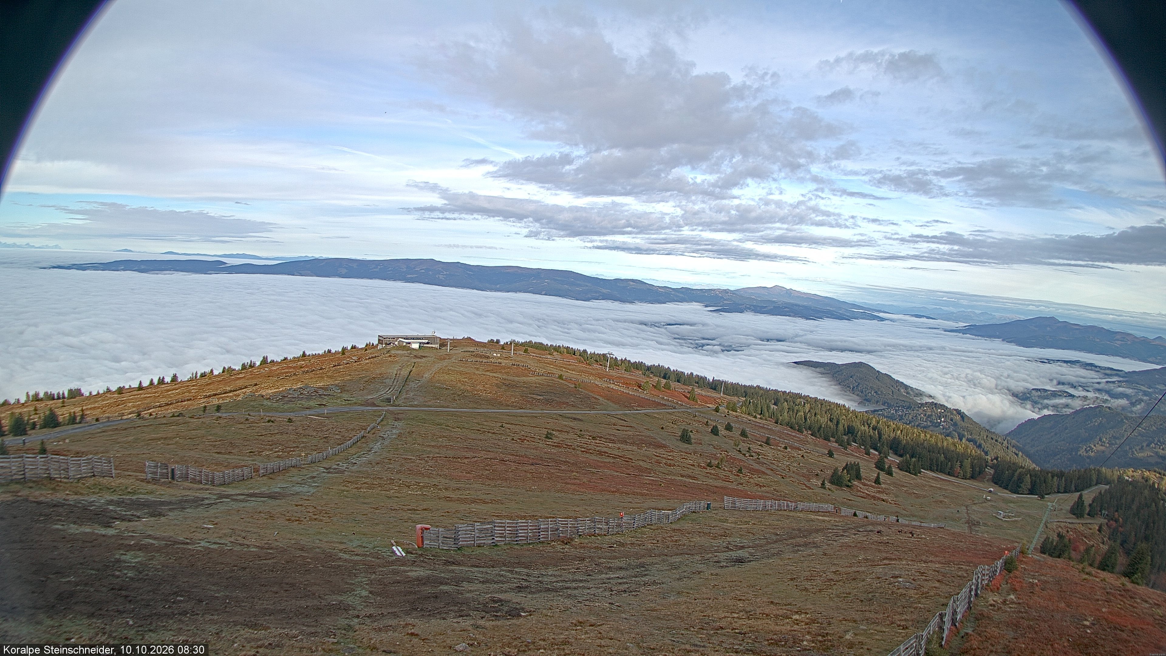 Archived image Webcam Steinschneider lift on Koralpe