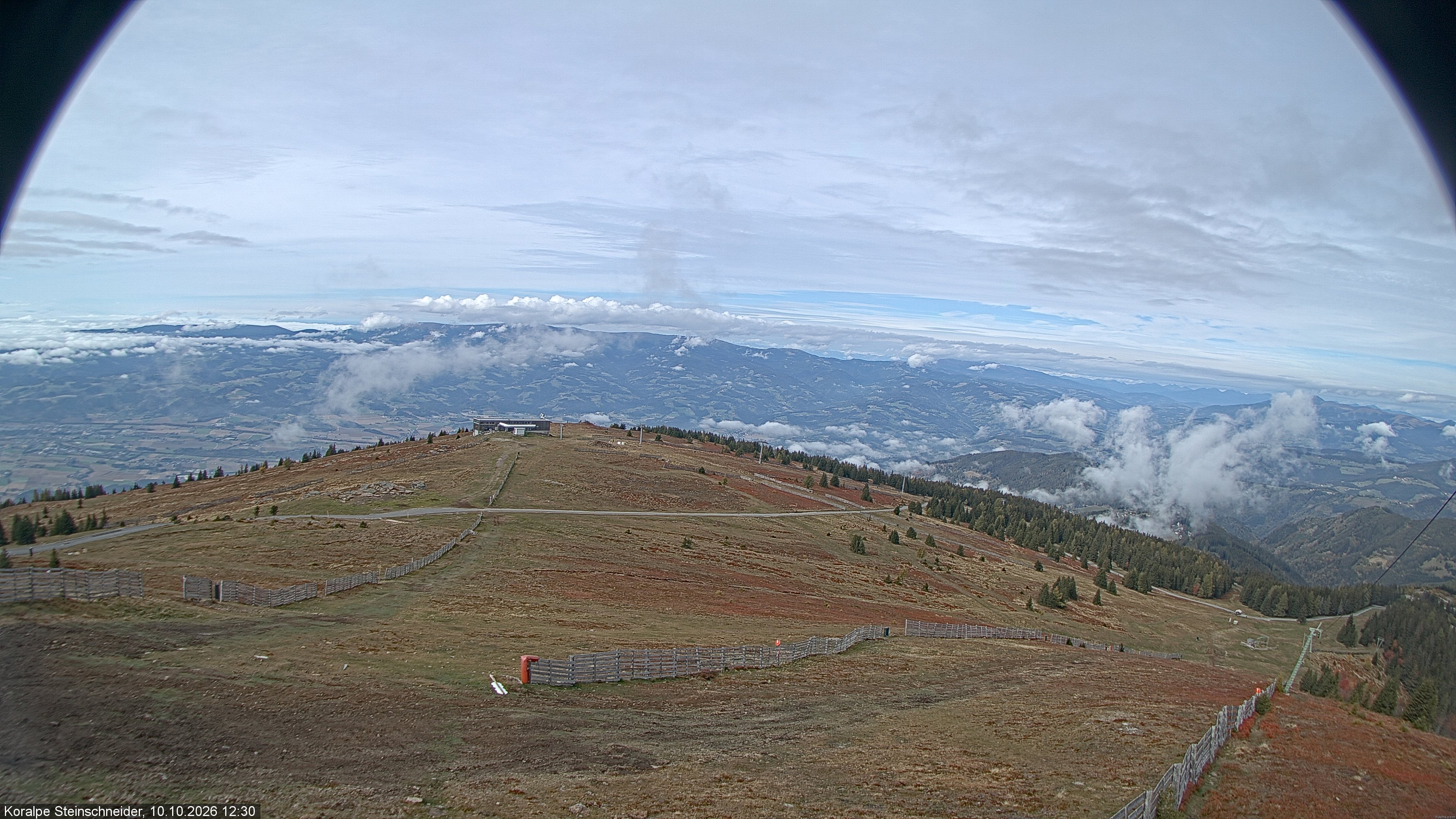 Archived image Webcam Steinschneider lift on Koralpe