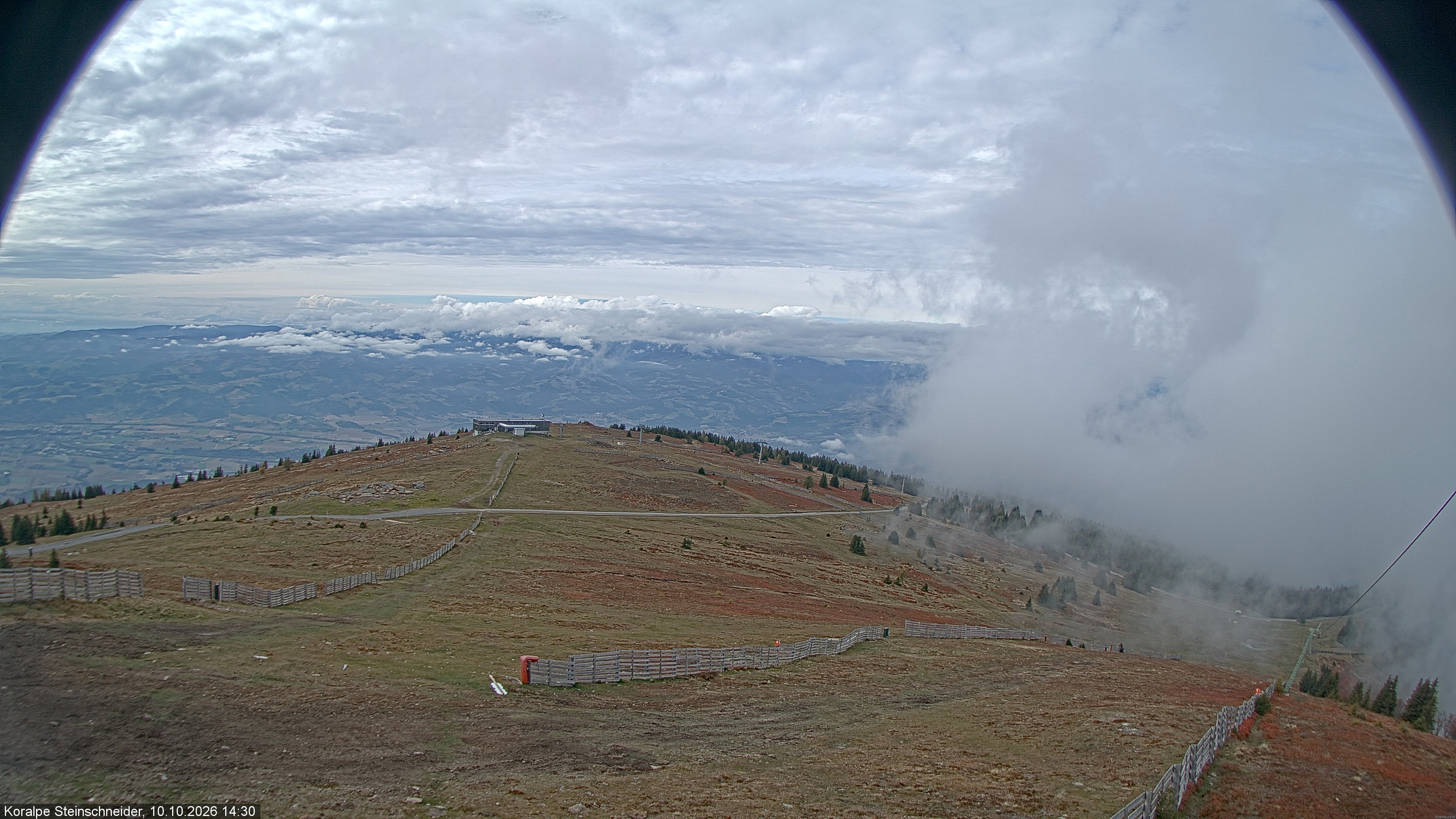 Archived image Webcam Steinschneider lift on Koralpe