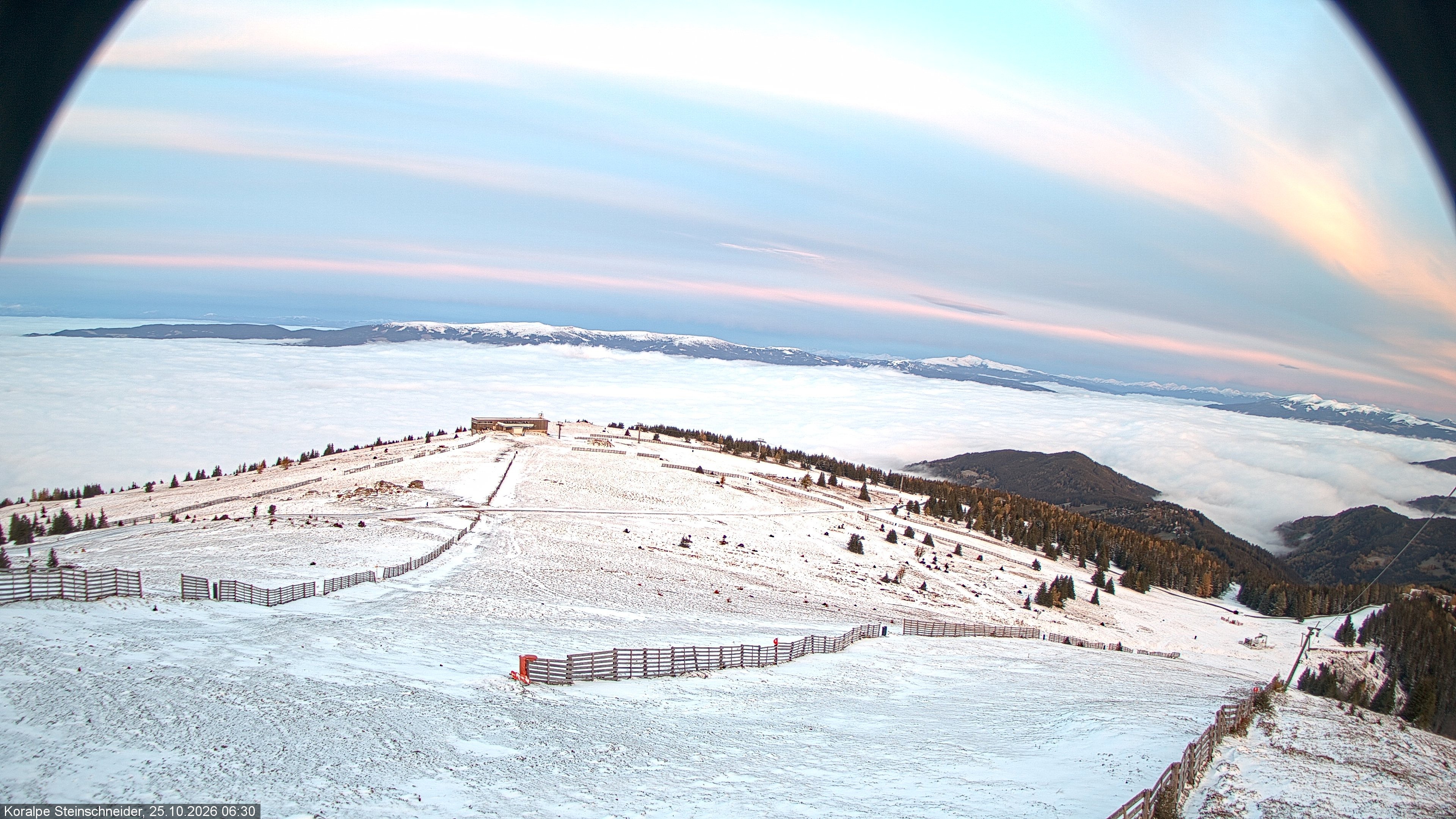 Archived image Webcam Steinschneider lift on Koralpe