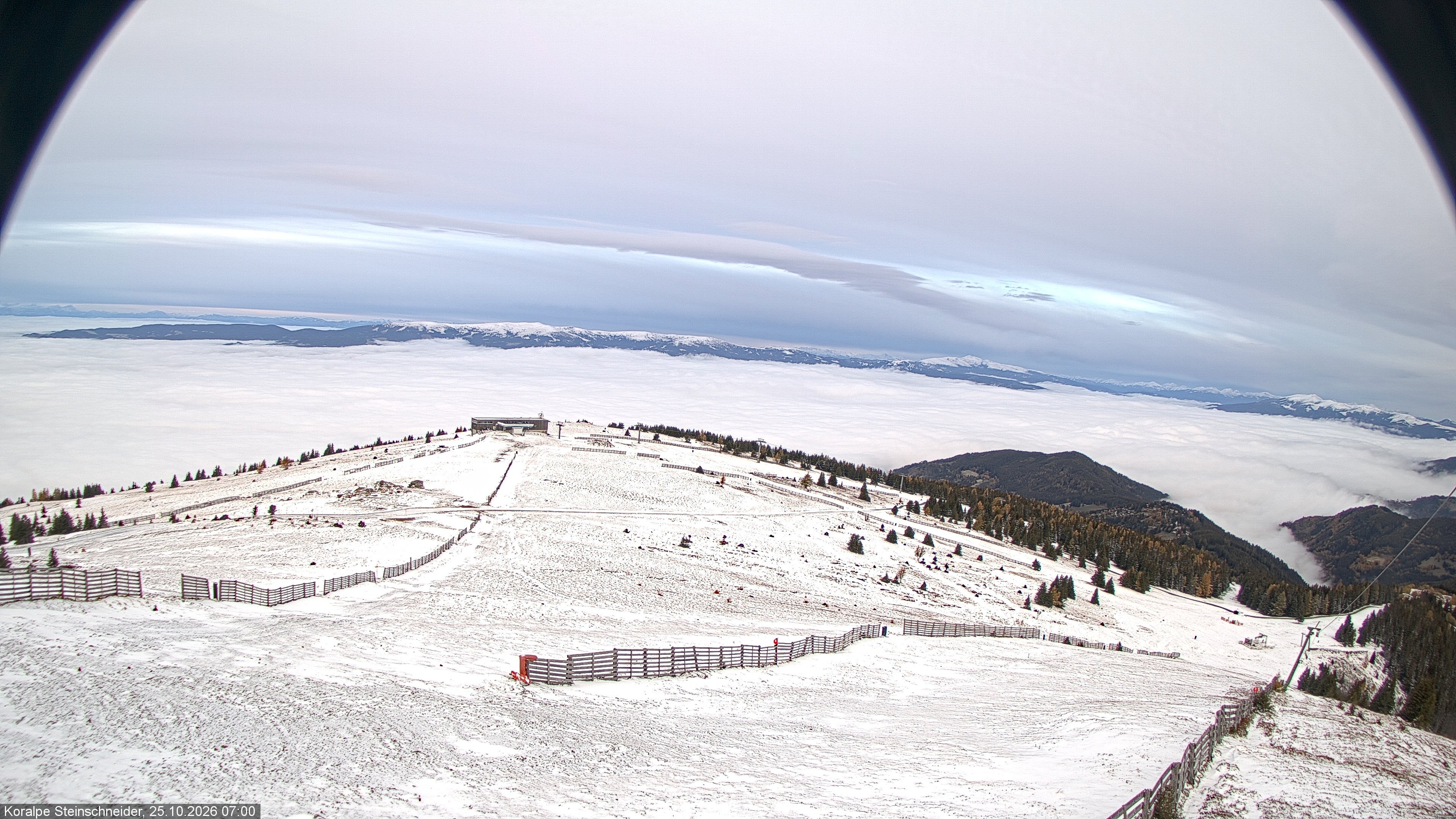 Archived image Webcam Steinschneider lift on Koralpe