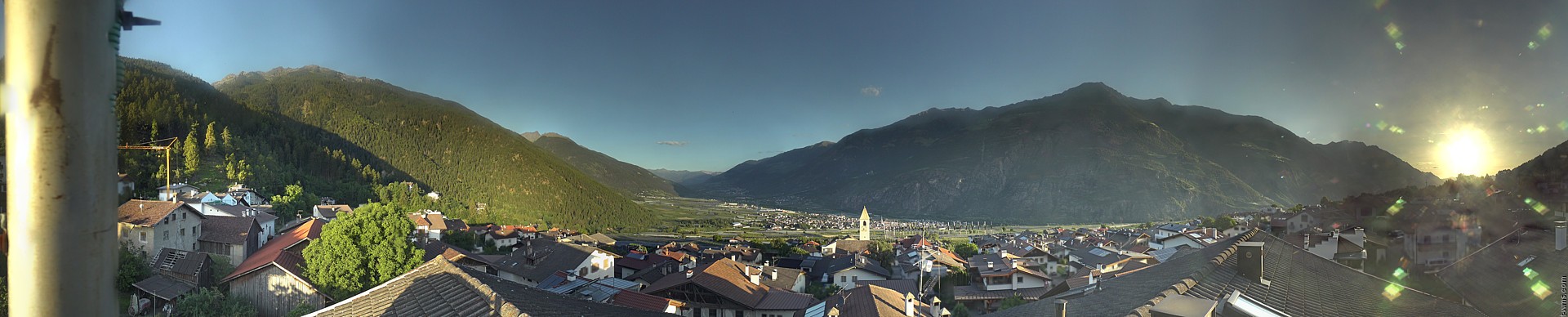 Archived image Webcam Latsch, South Tyrol, Austria