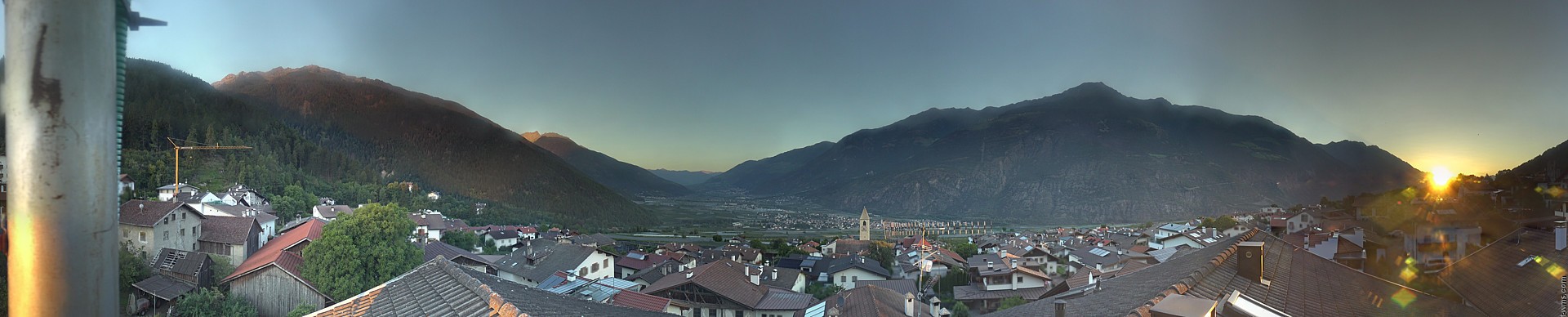 Archived image Webcam Latsch, South Tyrol, Austria