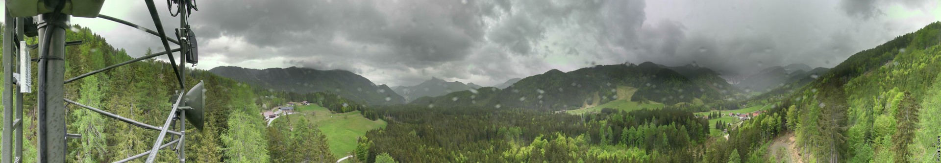 Archived image Webcam Bodental valley, Mountain inn Lausegger