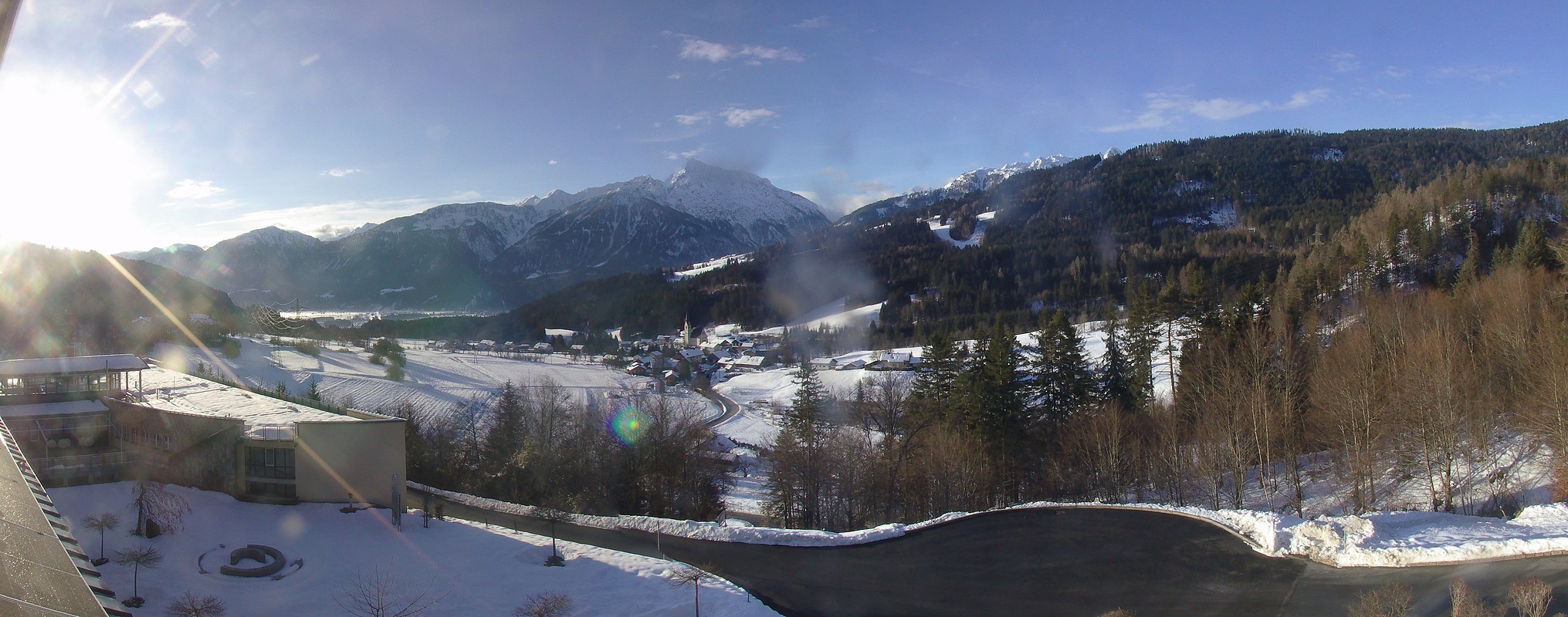 Archiv Foto Webcam Landeskrankenhaus Laas (Gailtal)