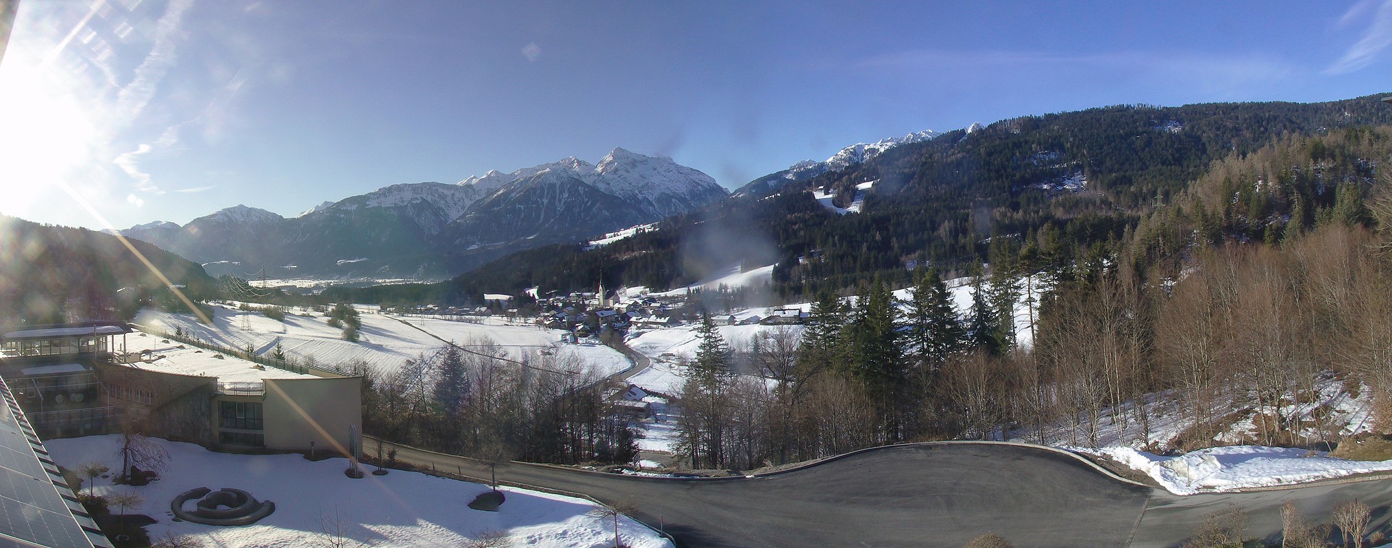 Archived image Webcam Landeskrankenhaus Laas hospital