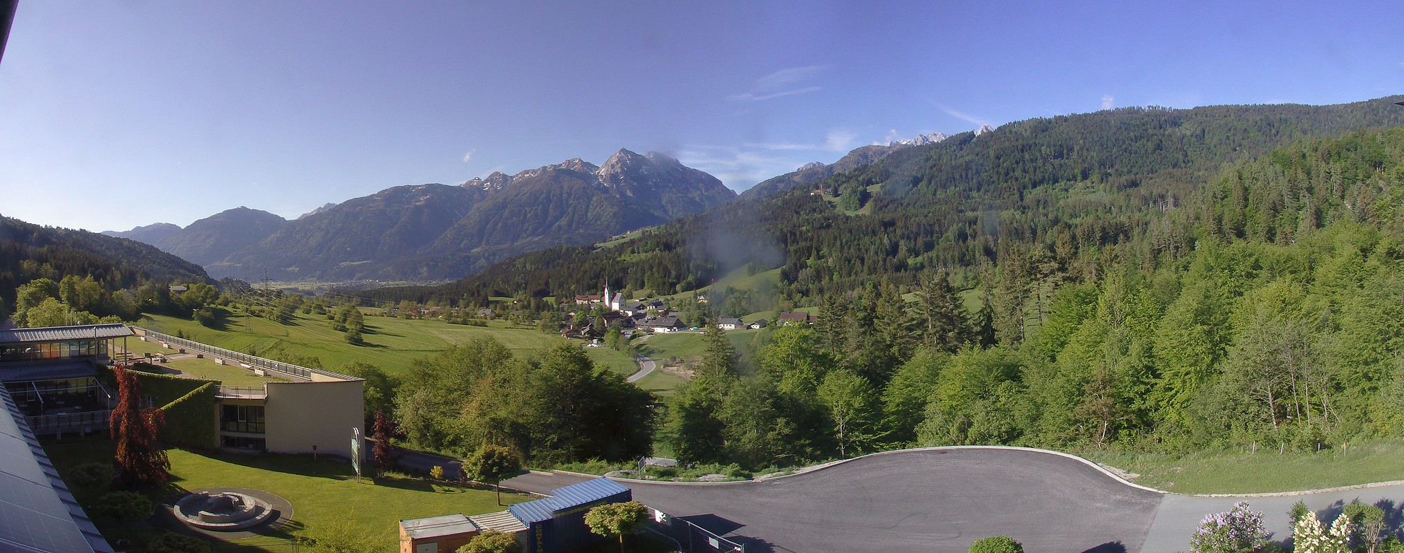 Archiv Foto Webcam Landeskrankenhaus Laas (Gailtal)