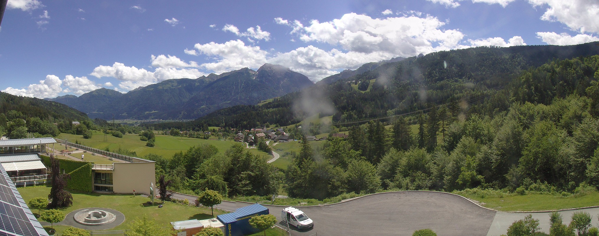 Archived image Webcam Landeskrankenhaus Laas hospital