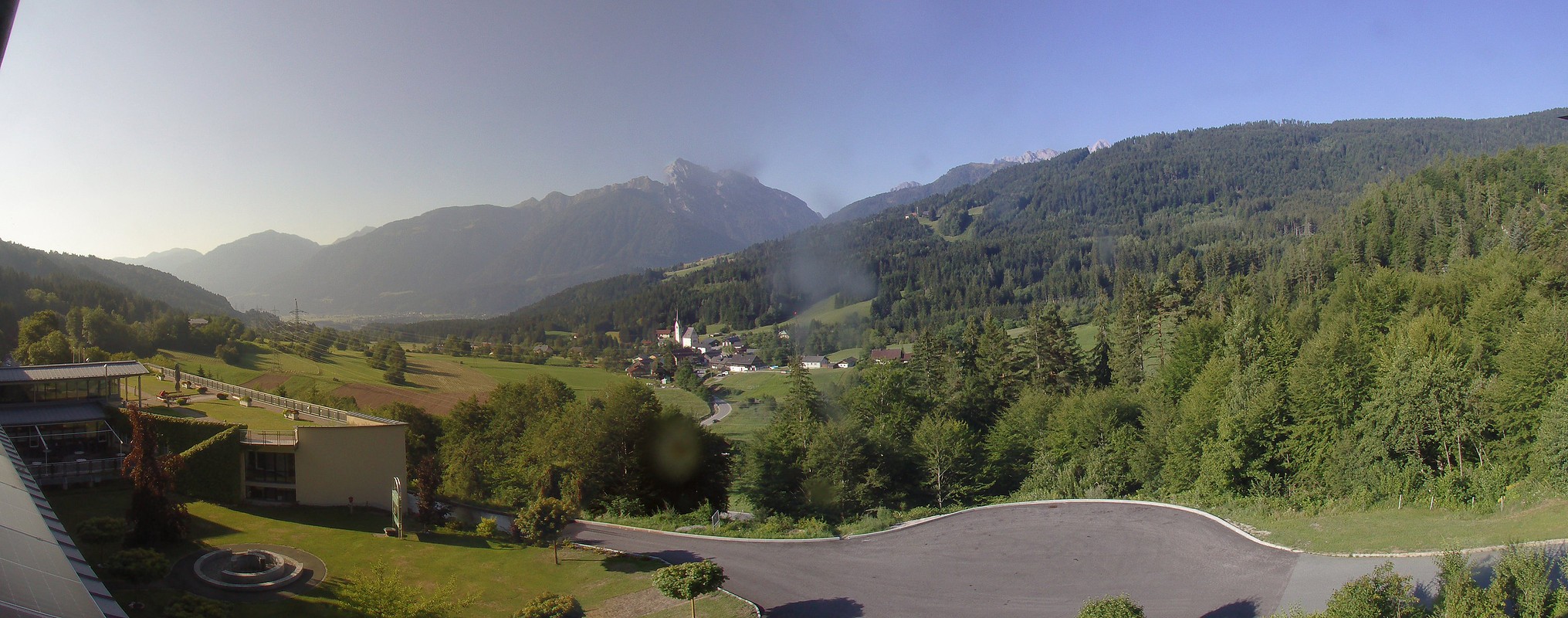 Archived image Webcam Landeskrankenhaus Laas hospital